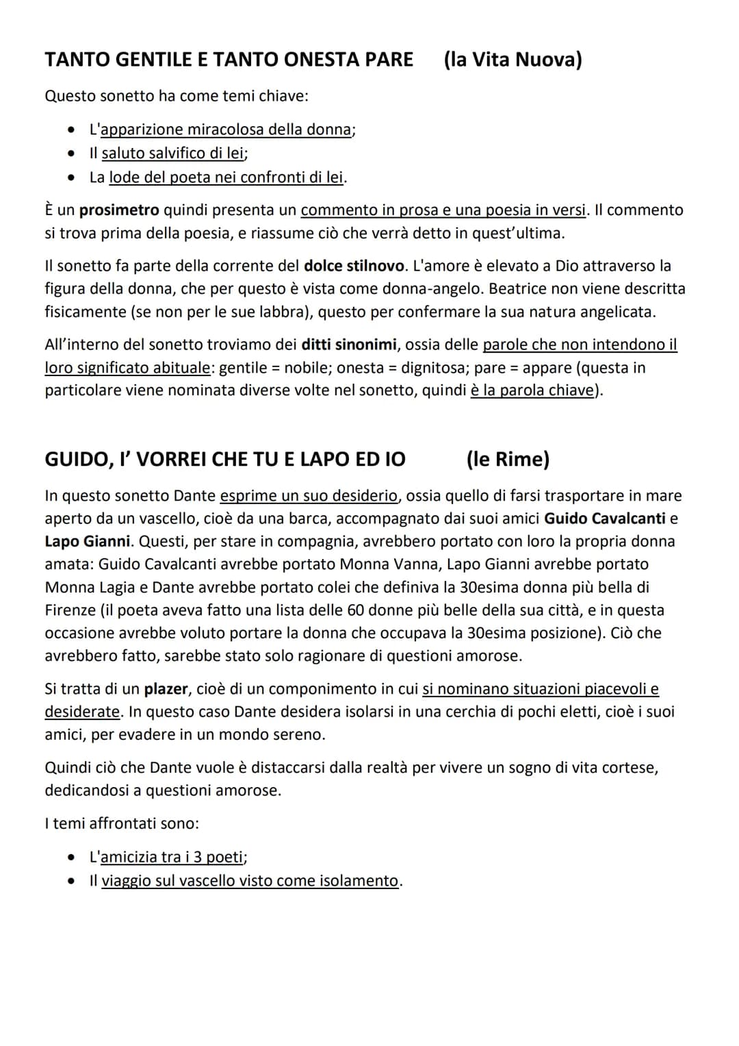 DANTE ALIGHIERI
LA VITA
Dante nacque a Firenze nel 1265. La sua famiglia faceva parte della piccola nobiltà cittadina
ed era di parte guelfa