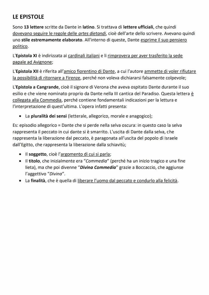 DANTE ALIGHIERI
LA VITA
Dante nacque a Firenze nel 1265. La sua famiglia faceva parte della piccola nobiltà cittadina
ed era di parte guelfa