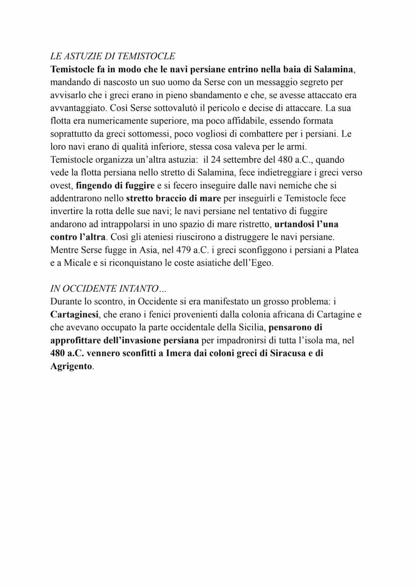 LE GUERRE PERSIANE
L'ESPANSIONE DELLA PERSIA
Durante il VI secolo a.C., le poleis greche attraversarono un periodo di una
particolare fiorit