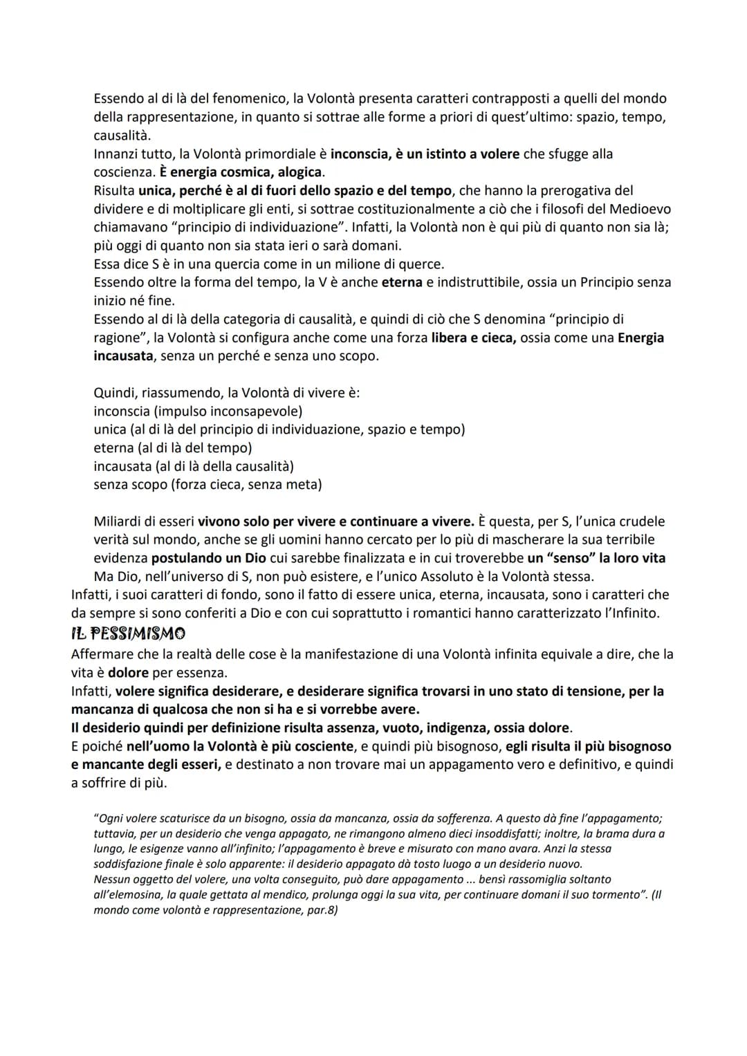 REAZIONE ALL'HEGELISMO
Schopenhauer: l'opposizione alla filosofia-sistema: contro ottimismo hegeliano propone il
pessimismo irrazionalistico
