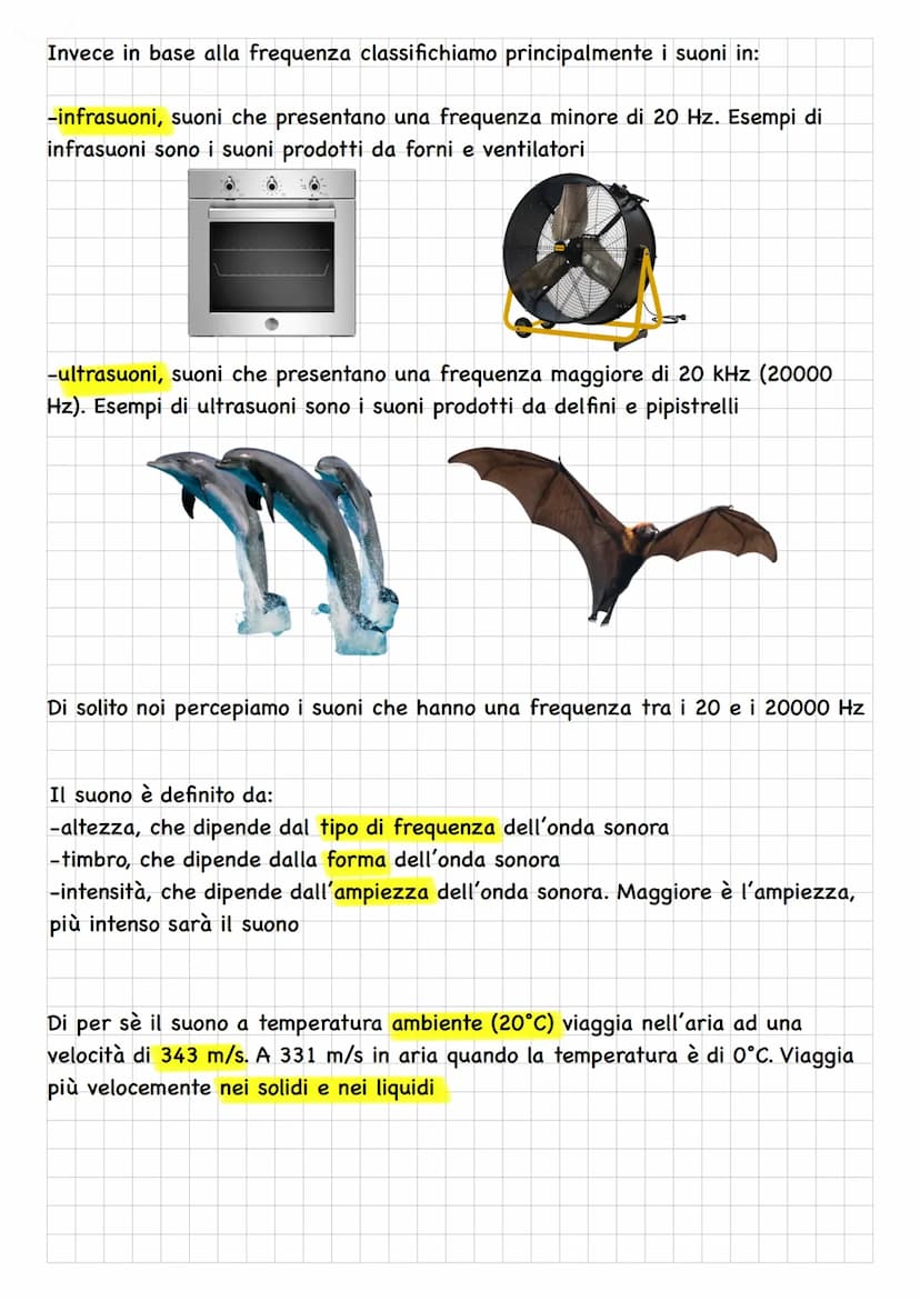Le onde e il suono
Il concetto di onda
Di per sè un'onda non è nient'altro che una perturbazione che si propaga nello
spazio e che ha come s