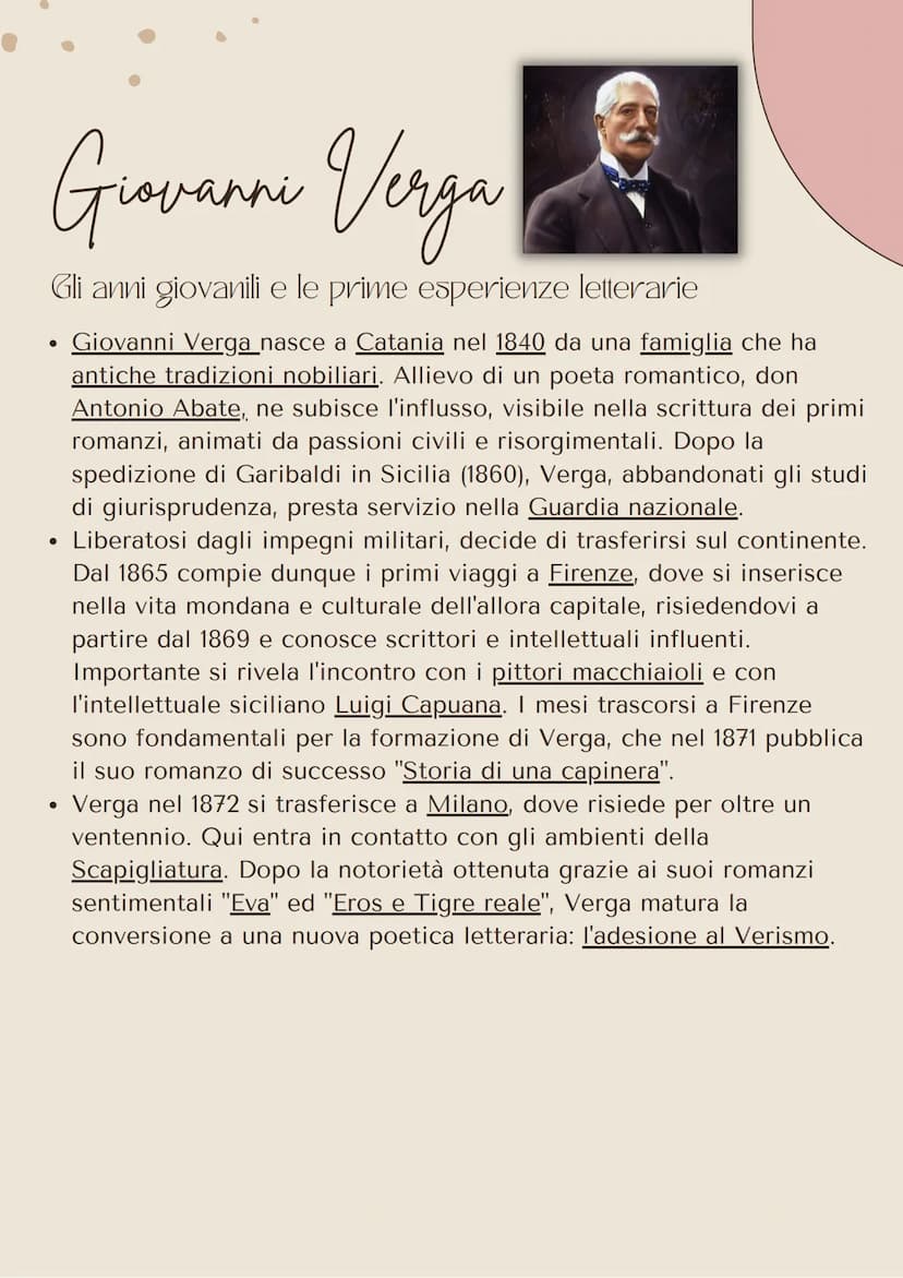 I caratteri del Verismo
• II Verismo si distingue dal Naturalismo per vari caratteri:
●
●
Verigma
●
l'amore per il vero;
l'osservazione e l'