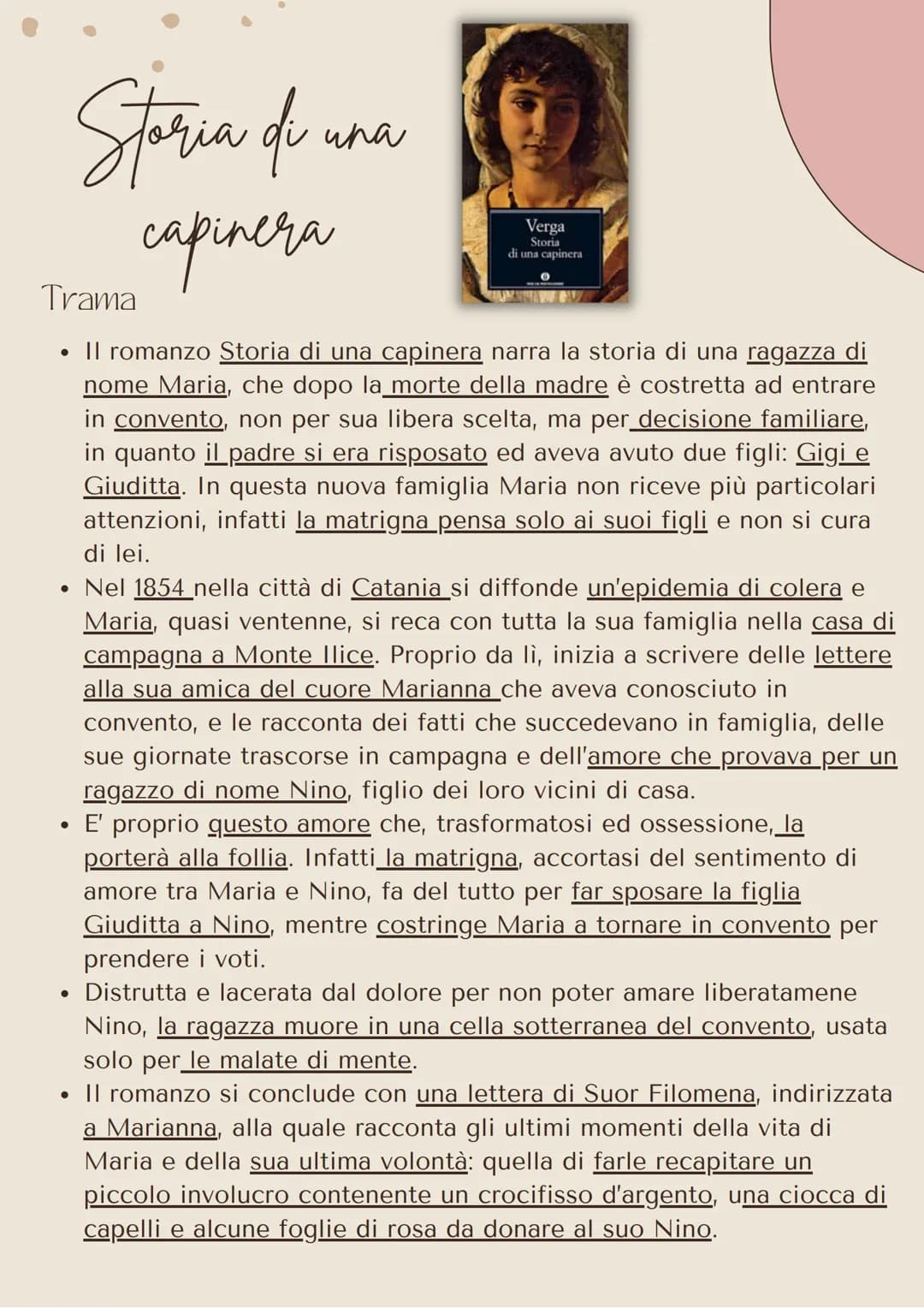 I caratteri del Verismo
• II Verismo si distingue dal Naturalismo per vari caratteri:
●
●
Verigma
●
l'amore per il vero;
l'osservazione e l'