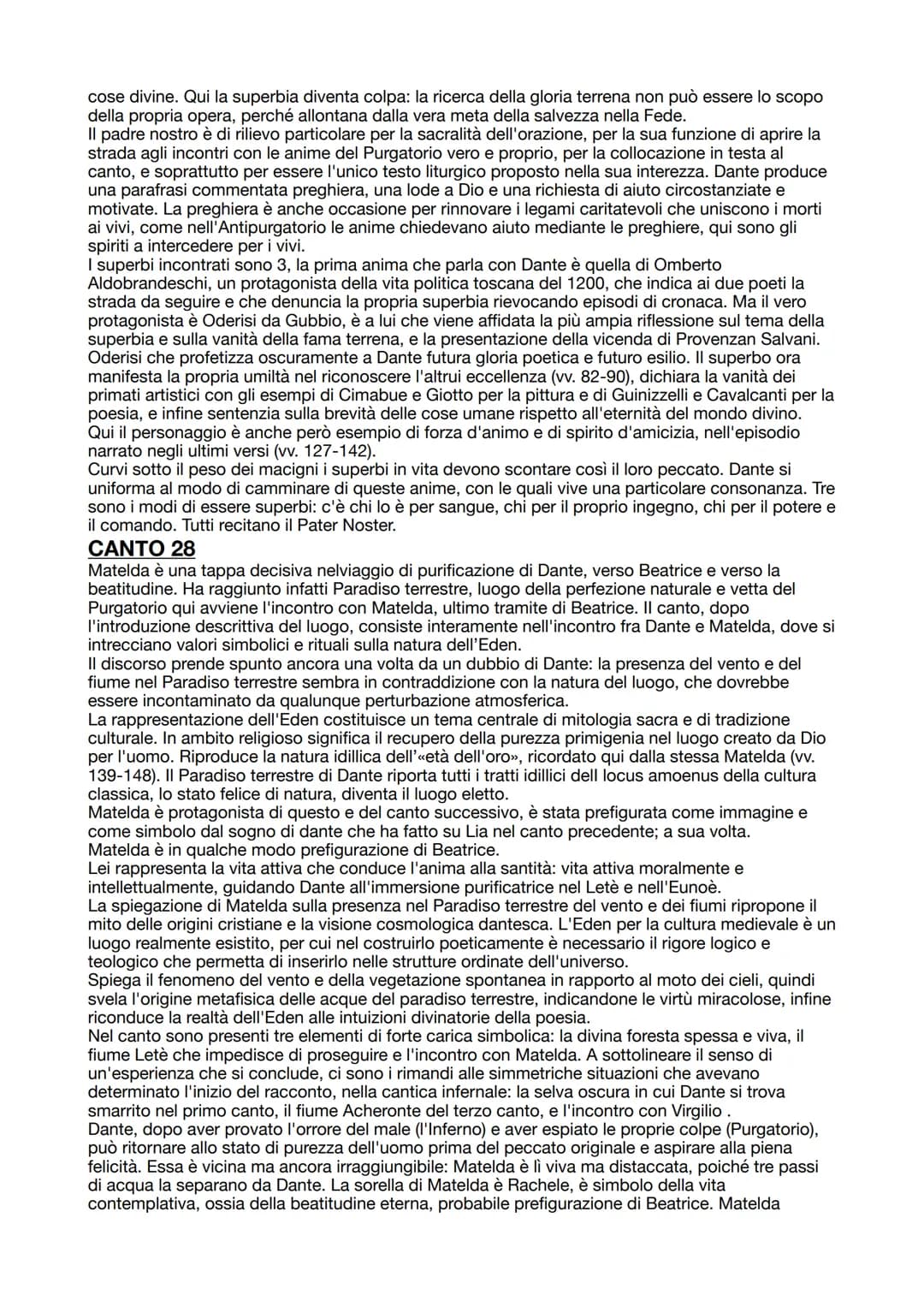 PURGATORIO
Il purgatorio è l'unico dei 3 regni con la dimensione temporale (giudizio universale esisterà solo
inferno e paradiso), le anime 