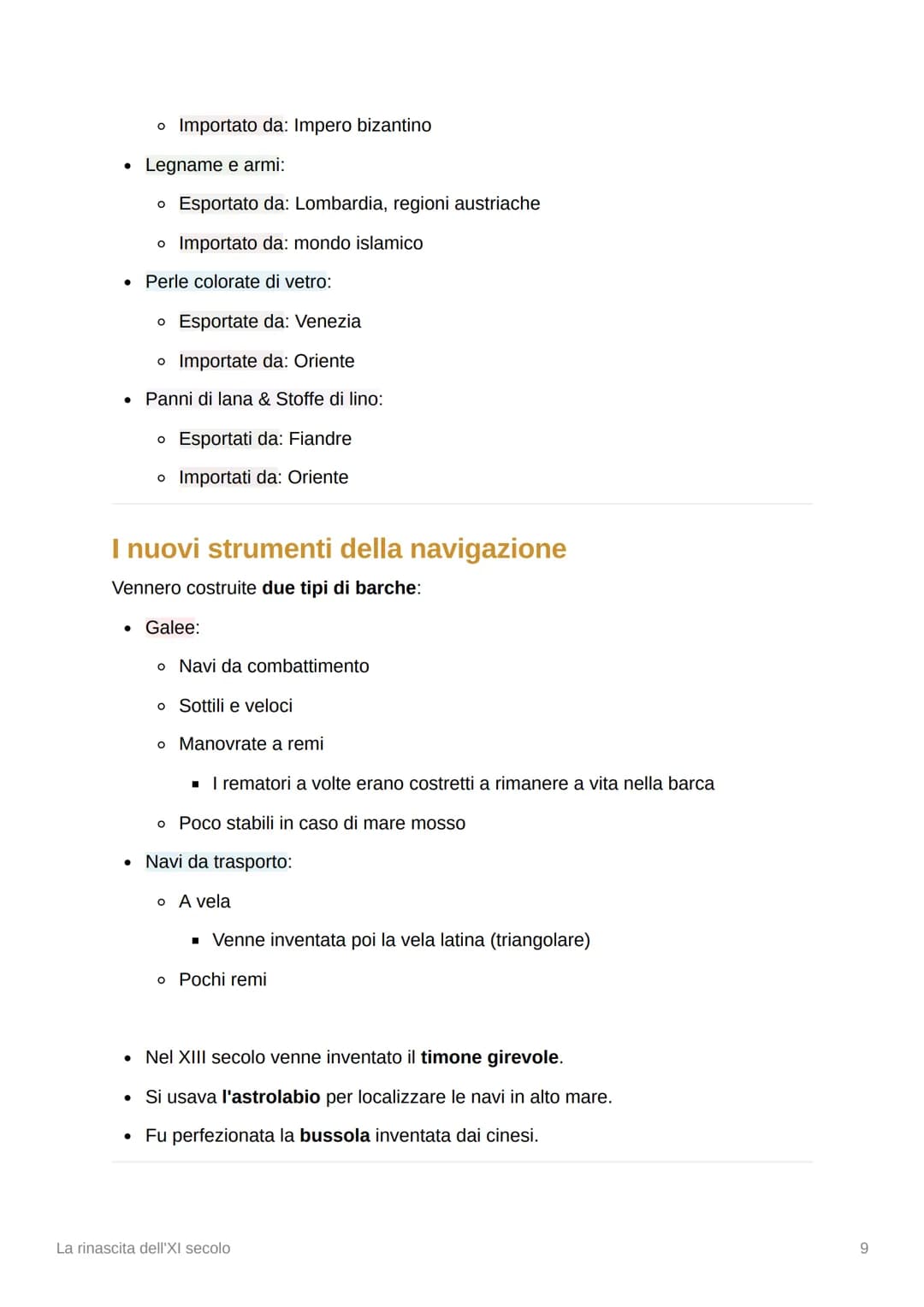 1
La rinascita dell'XI secolo
La crisi dell'Impero carolingio e l'inizio dell'età
signorile
Dopo la morte di Carlo Magno, l'impero iniziò ad