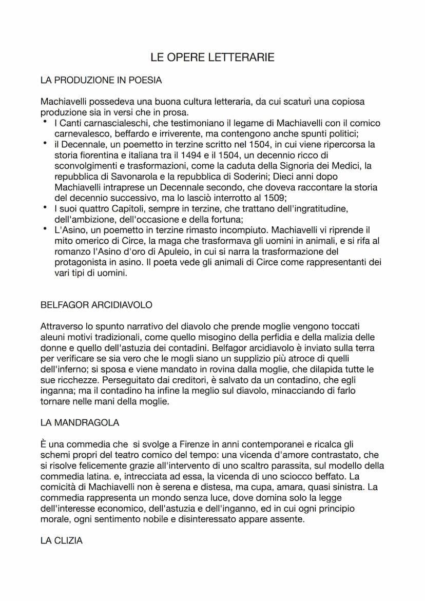 NICCOLÒ MACHIAVELLI
Nacque a Firenze nel 1469. Ebbe un'educazione umanistica e fu uno degli
oppositori di Savonarola. Dopo la caduta di ques