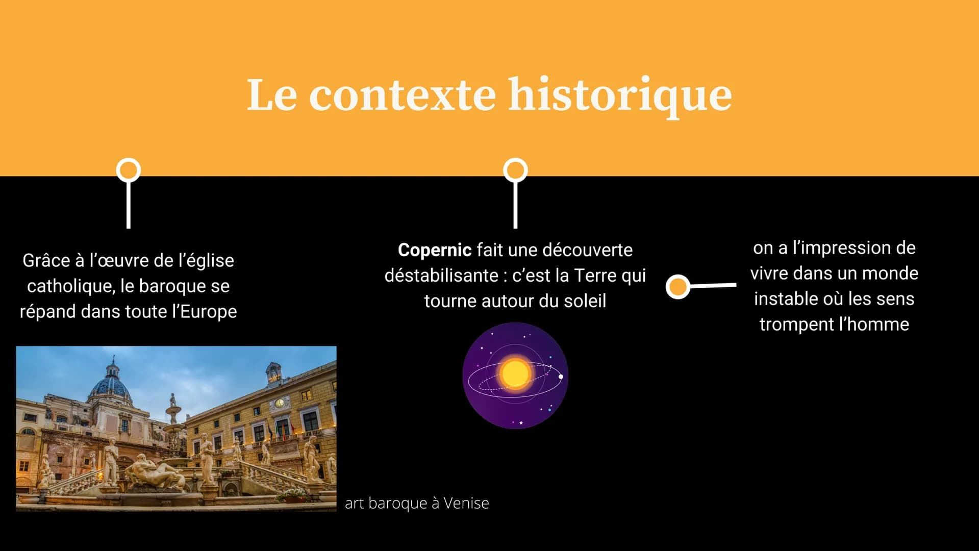 LITTÉRATURE FRANÇAISE
LE BAROQUE
REHELEN RESY Qu'est-ce que le
baroque ?
MOUVEMENT LITTÉRAIRE
Commence vers 1580 mais sera
important pour to