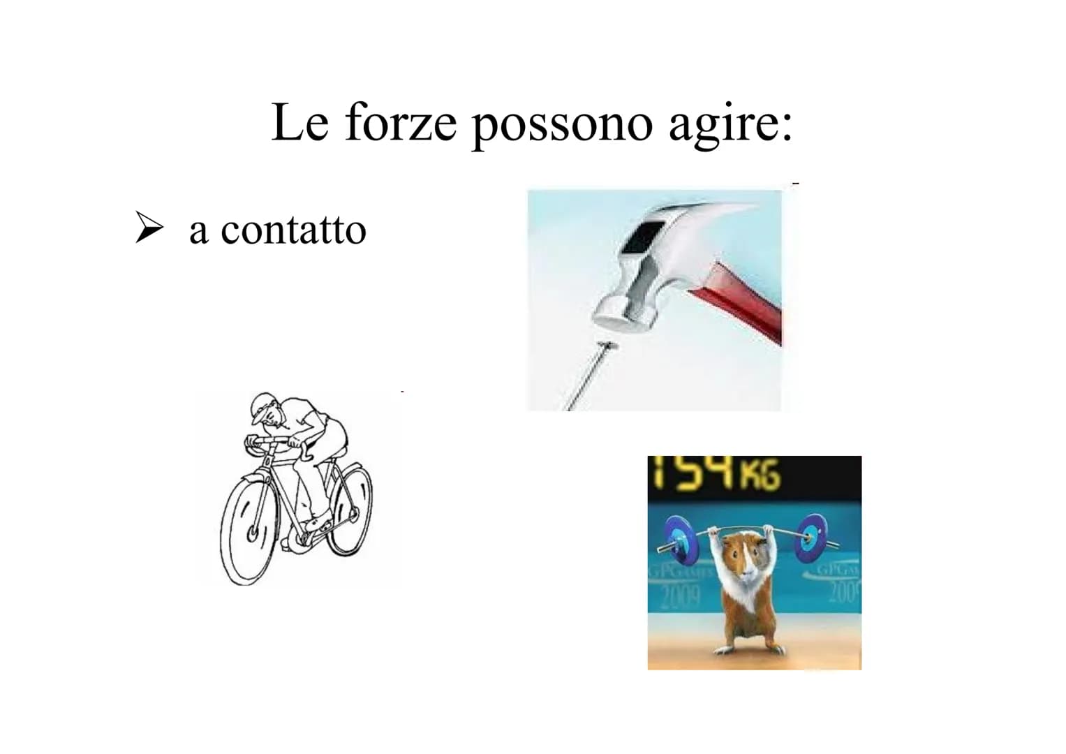 LE FORZE
IMATE
GLUNK!
CHANG
Prof. Li Vigni LE FORZE NON SI VEDONO
ma se ne vedono gli effetti
www.123rf.com
BRF Gli effetti delle forze poss