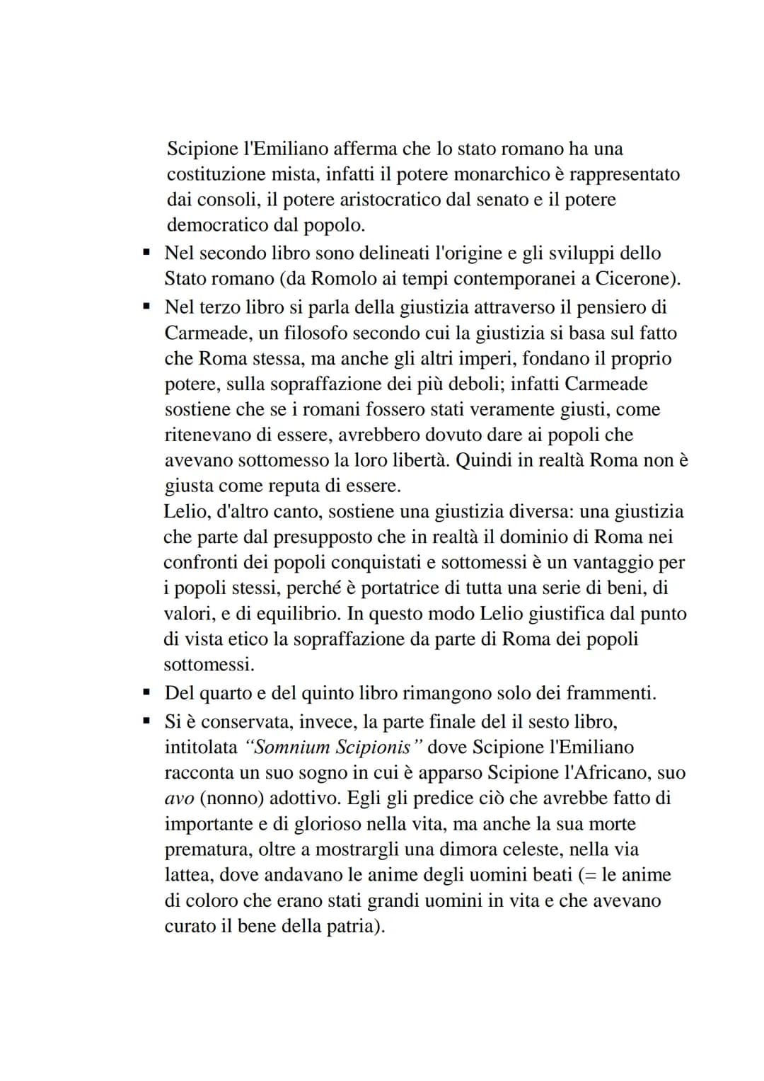 Cicerone
La vita
Marco Tullio Cicerone nasce ad Arpino, in provincia di Frosinone,
nel 106 a.C., e proviene da una famiglia dell'ordine eque