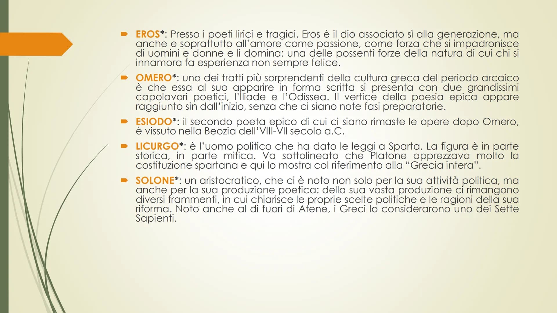 SIMPOSIO Introduzione
Raccontato da Apollodoro, il quale ne venne a conoscenza da Aristodemo, a Glaucone,
Il simposio di Plafone è un dialog