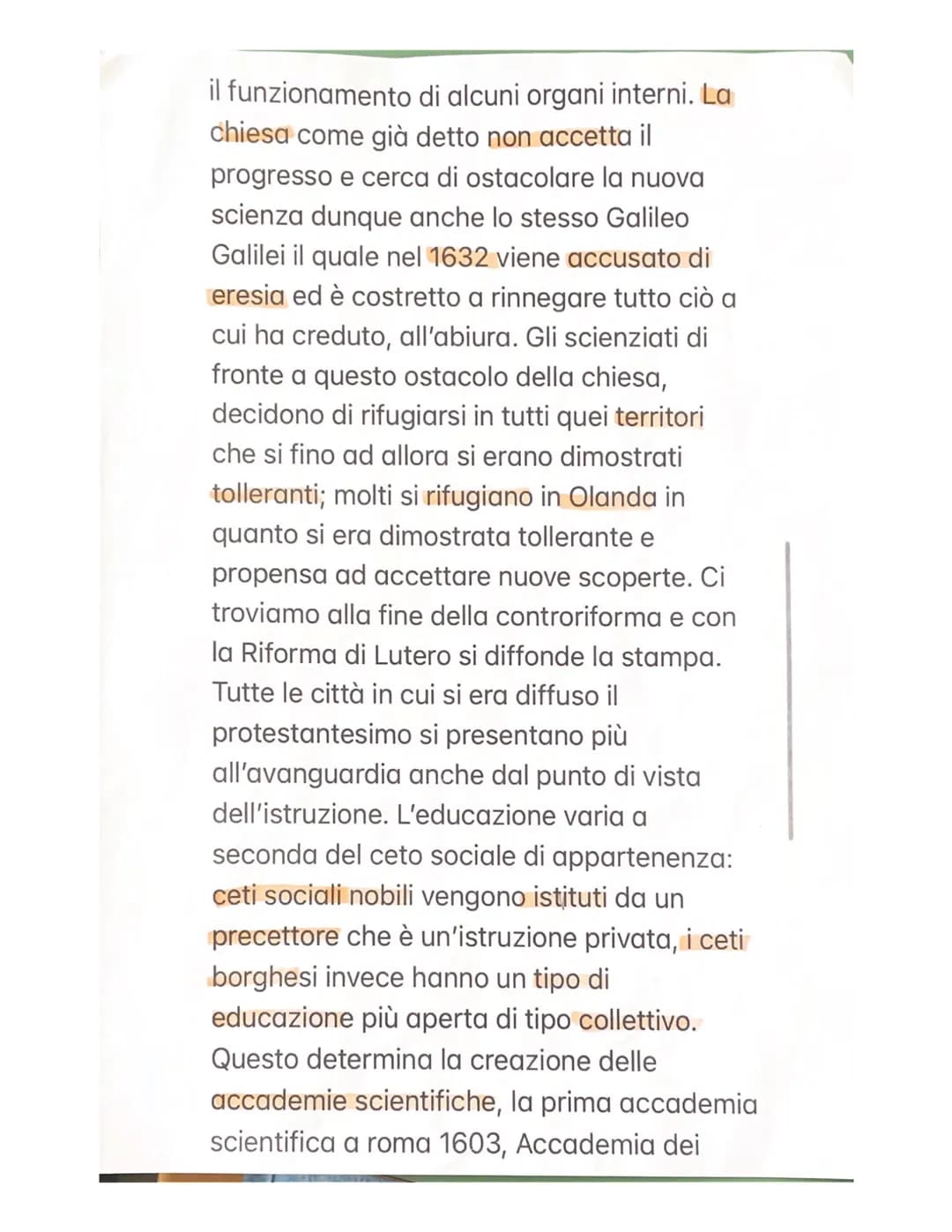 Rivoluzione scientifica
Nel 600 ha origine quel complesso
fenomeno che prende il nome di rivoluzione
scientifica. Cambia la visione della na