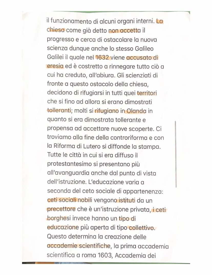 Rivoluzione scientifica
Nel 600 ha origine quel complesso
fenomeno che prende il nome di rivoluzione
scientifica. Cambia la visione della na