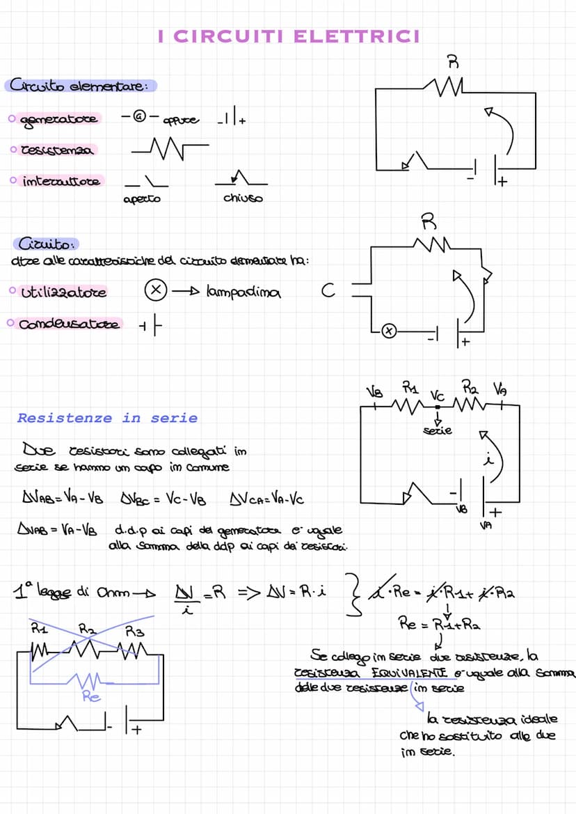 Si chiama corrente elettrica un moto ordinato di cariche negative.
i = AQ
At
L'intensita di corrente elettrica è il rapporto tra la quantità