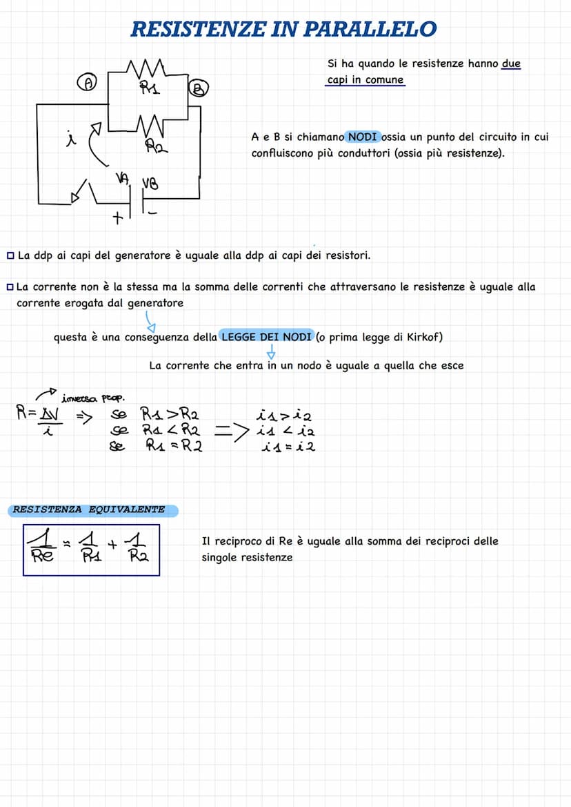 Si chiama corrente elettrica un moto ordinato di cariche negative.
i = AQ
At
L'intensita di corrente elettrica è il rapporto tra la quantità