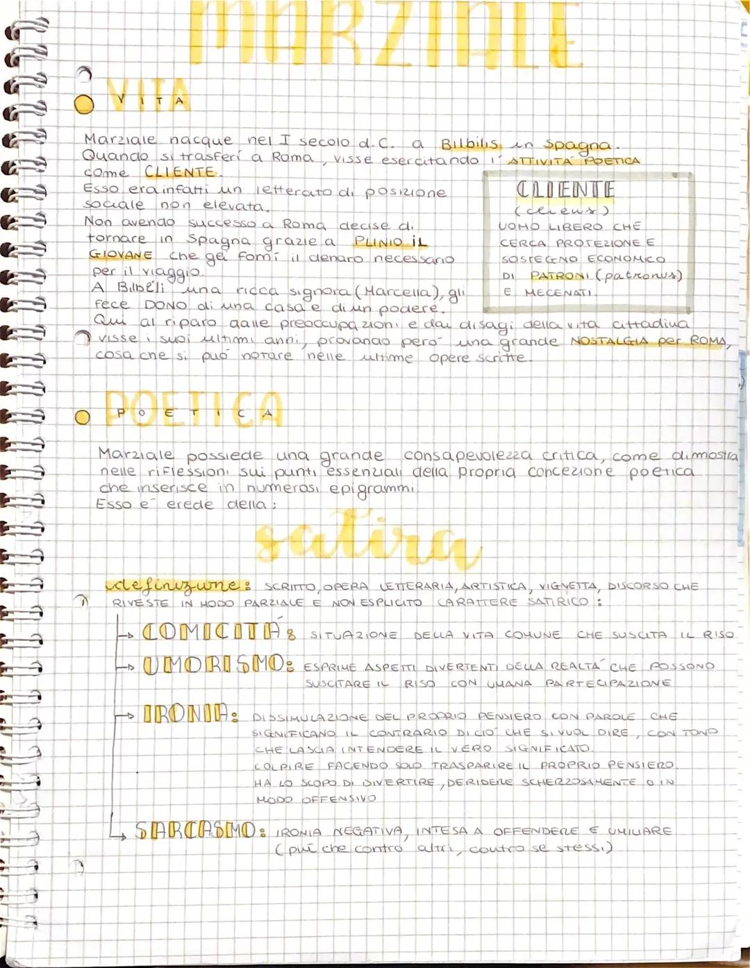 # MARZIALE

OVITA

Marziale nacque nel I secolo d. C.
a Bilbilis in Spagna..
Quando si trasferí a Roma, visse esercitando 'ATTIVITA POETICA
