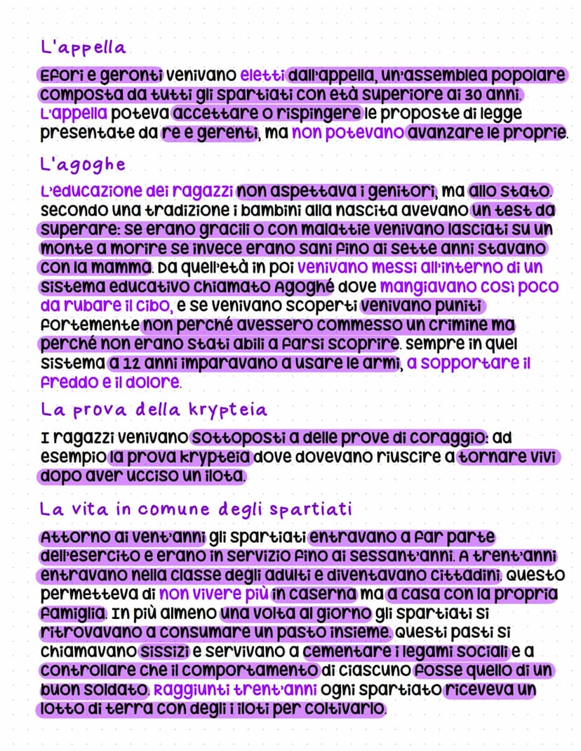 Sparta
Poleis aristocratiche e poleis democratiche
Inizialmente le poleis greche furono dominate dagli
aristocratici. La classe aristocratic