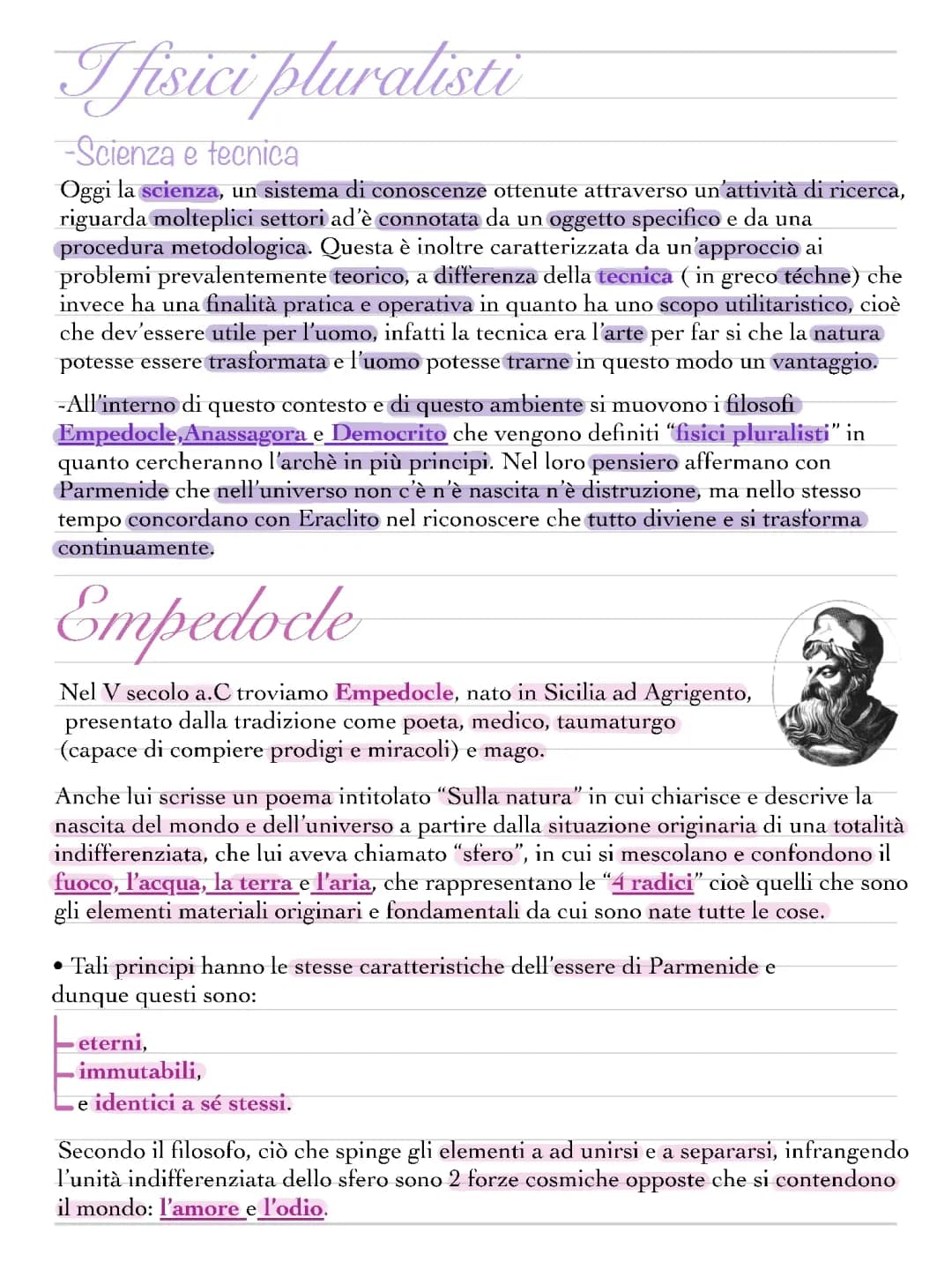 Empedocles: The World of Many Elements