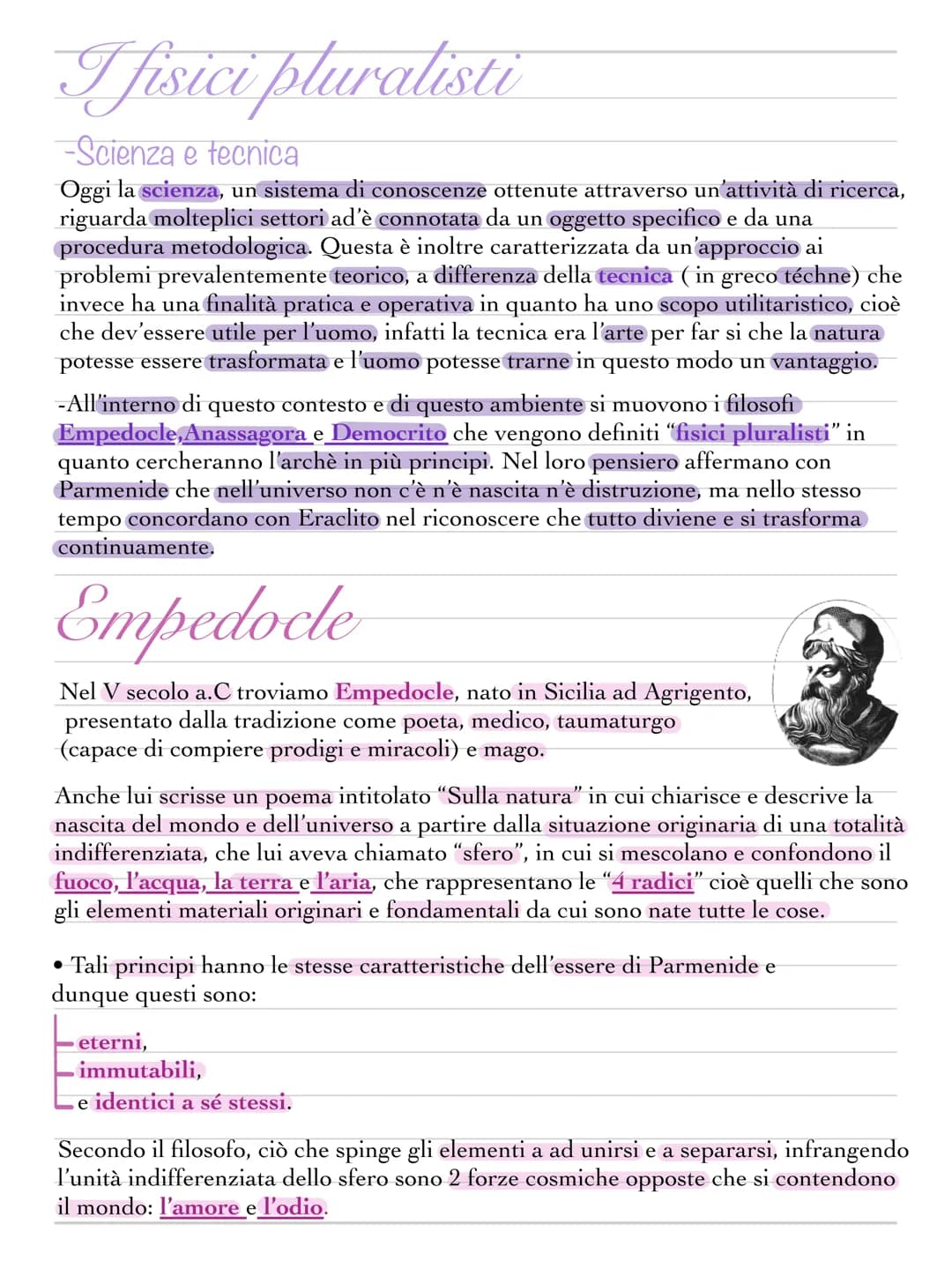 Ffisici pluralisti
-Scienza e tecnica
Oggi la scienza, un sistema di conoscenze ottenute attraverso un'attività di ricerca,
riguarda moltepl