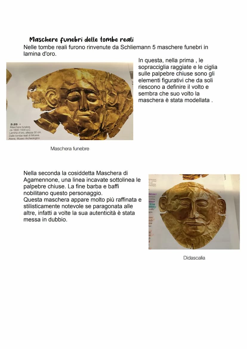 I micenei
La civiltà Micenea fu erede diretta è naturale di quella cretese.
Per studiare questa civiltà la dividiamo in 3 periodi :
-
micene