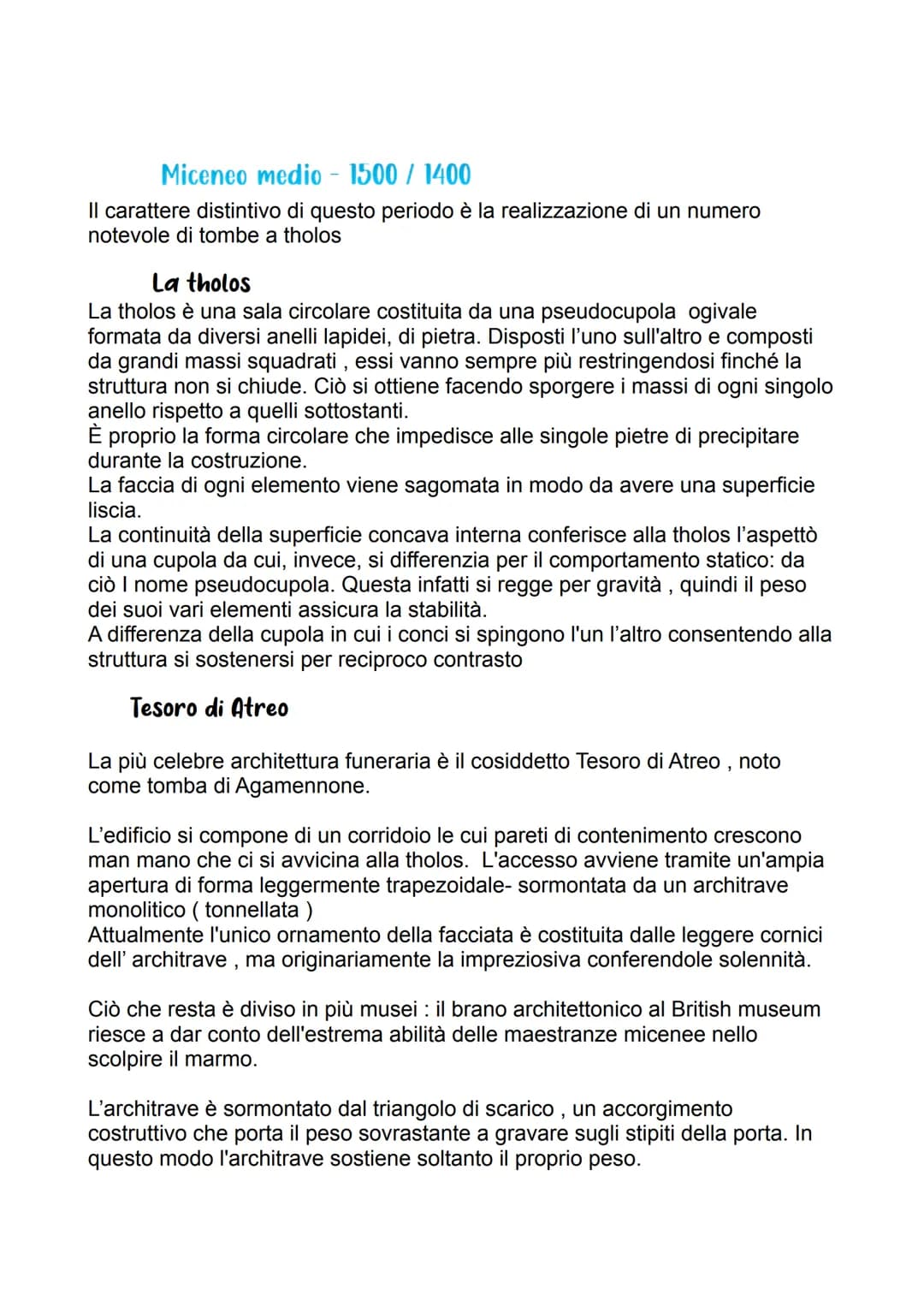 I micenei
La civiltà Micenea fu erede diretta è naturale di quella cretese.
Per studiare questa civiltà la dividiamo in 3 periodi :
-
micene