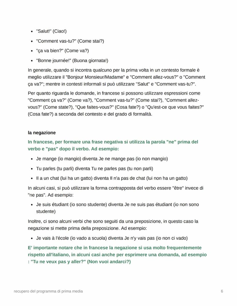 recupero del programma di
prima media
libro 1
i numeri in francese:
0 - zéro
1 - un(e)
2- deux
3 - trois
4 - quatre
5-cinq
6 - six
7 - sept
