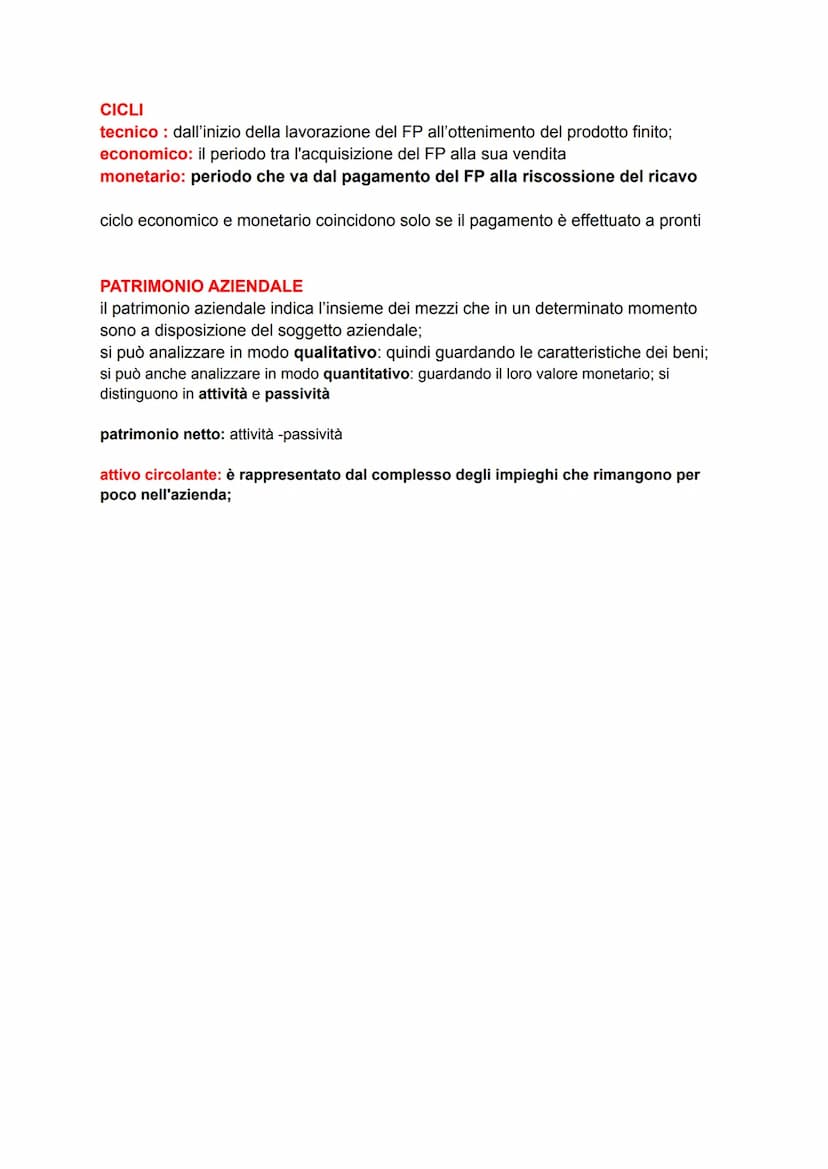 GESTIONE D'IMPRESA
aspetto patrimoniale, aspetto finanziario, aspetto economico
GESTIONE: insieme delle operazioni e decisioni fatte attuate