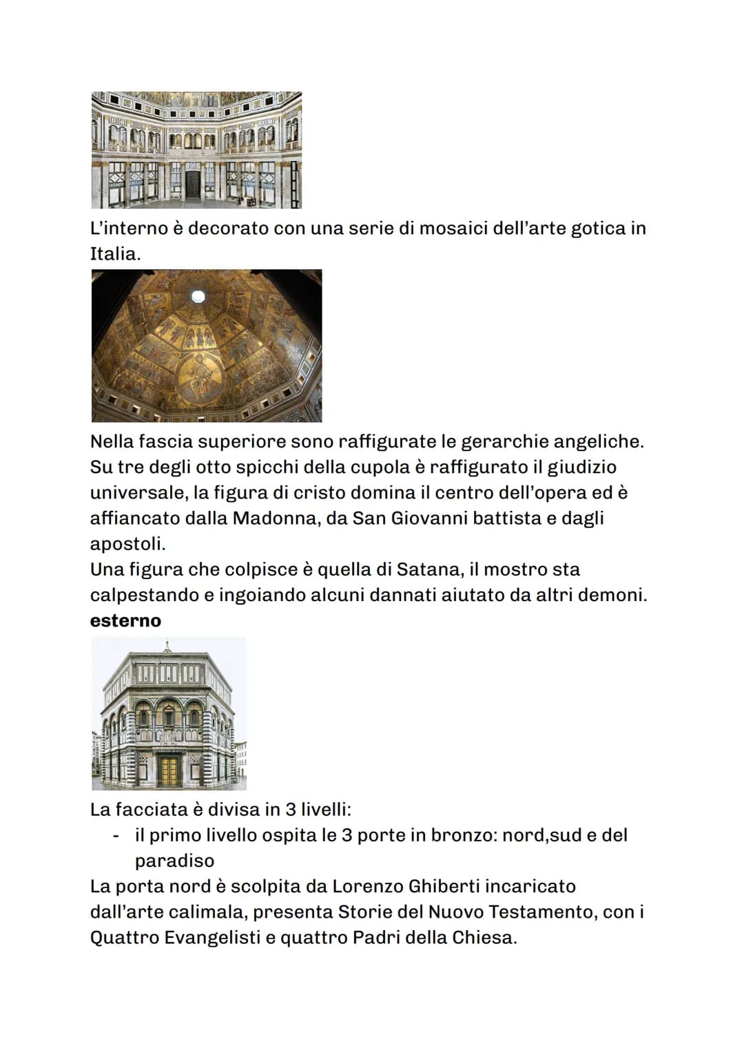 Battistero San Giovanni a Firenze
titolo
Battistero San Giovanni
datazione
XI-XII secolo, diventa il simbolo di Firenze (miglior esponente
d