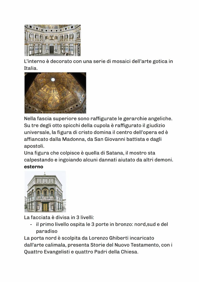 Battistero San Giovanni a Firenze
titolo
Battistero San Giovanni
datazione
XI-XII secolo, diventa il simbolo di Firenze (miglior esponente
d
