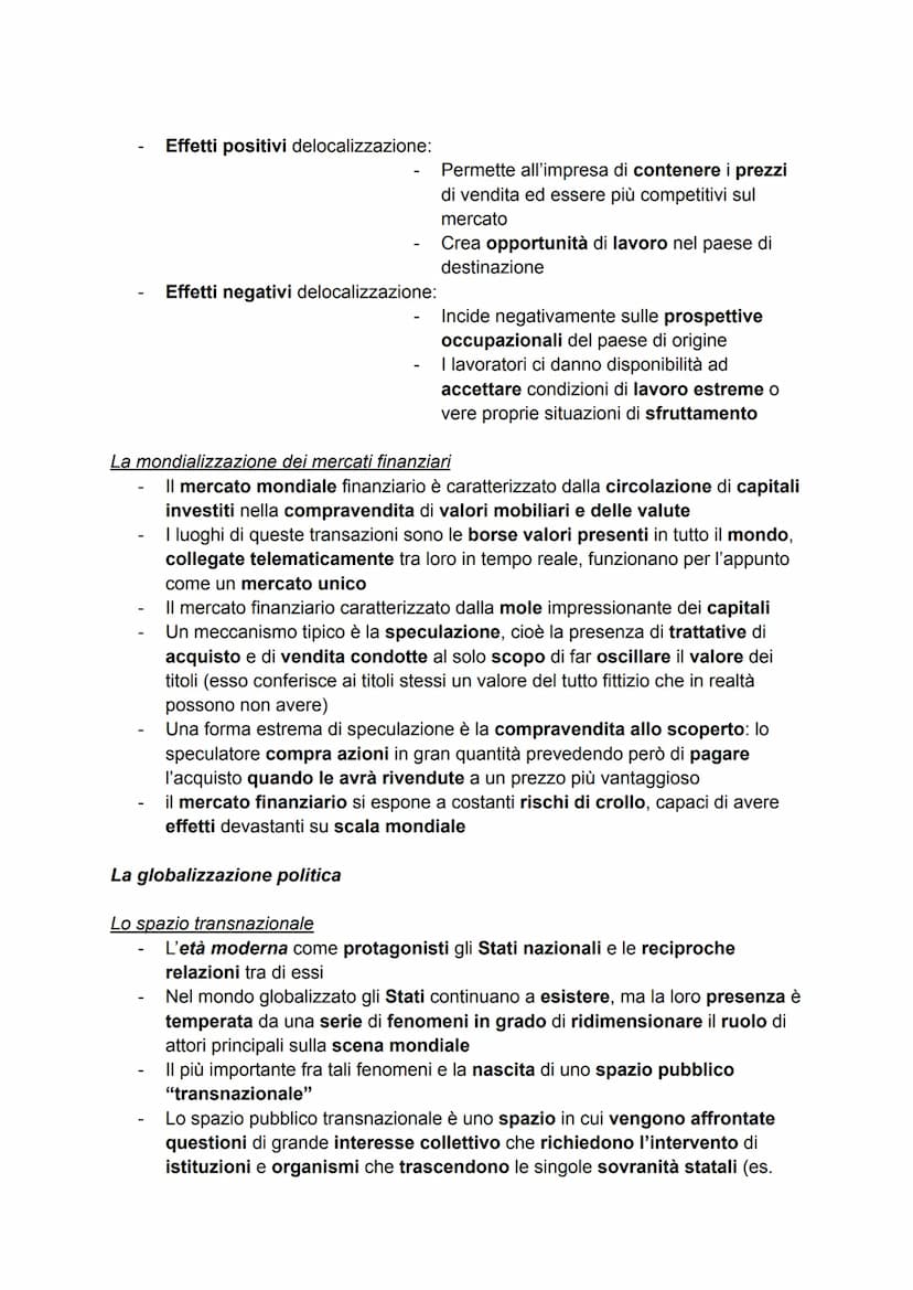 
<p>La globalizzazione è un termine entrato nel lessico delle scienze umane solo in tempi relativamente recenti, in rapida diffusione a part