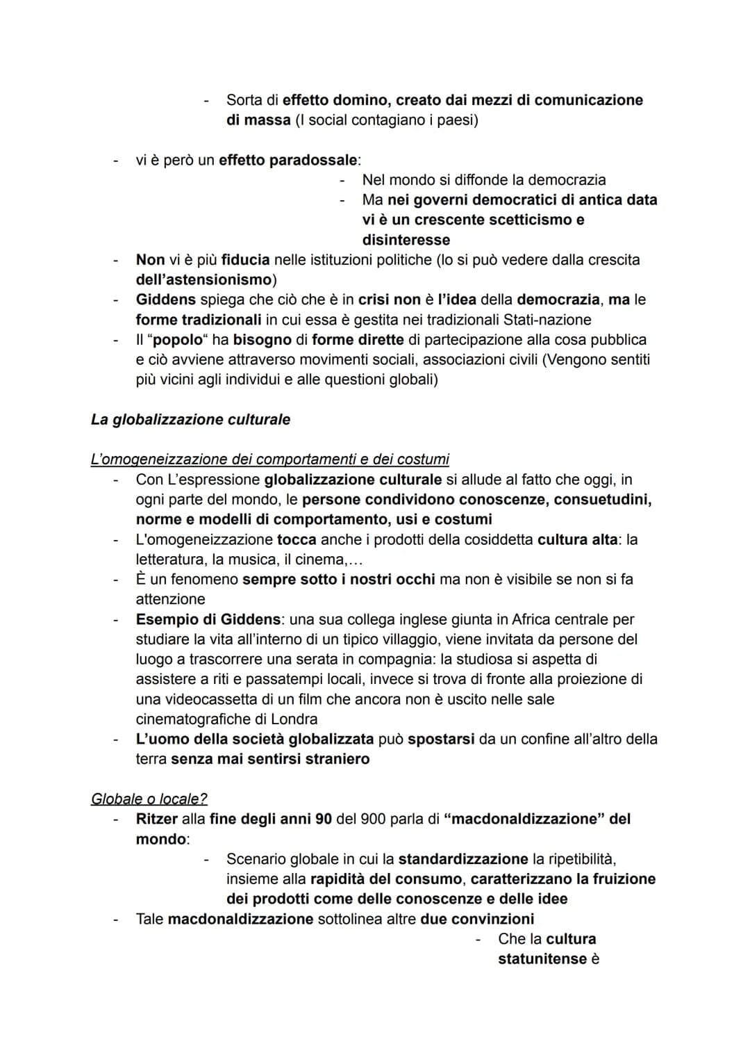 
<p>La globalizzazione è un termine entrato nel lessico delle scienze umane solo in tempi relativamente recenti, in rapida diffusione a part