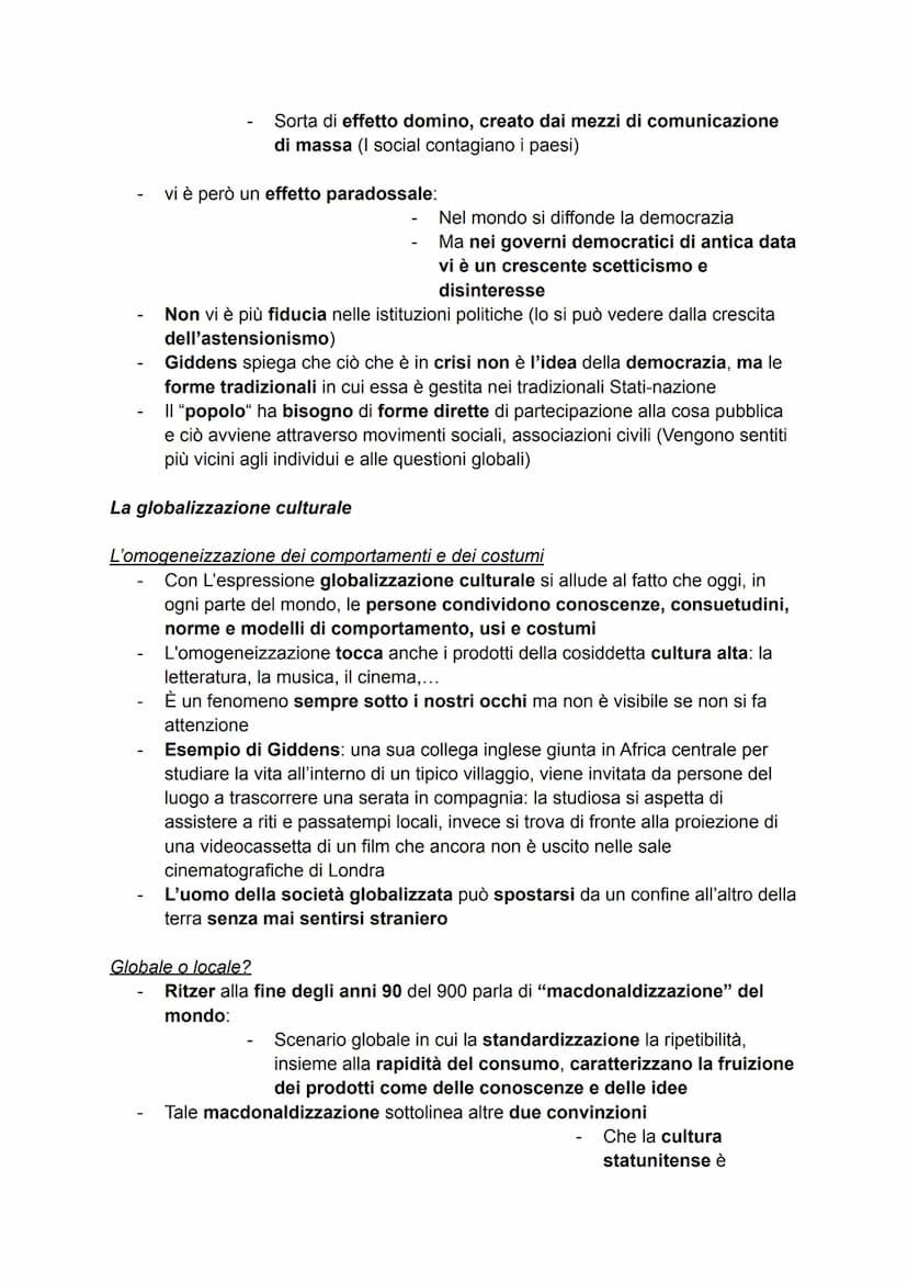 
<p>La globalizzazione è un termine entrato nel lessico delle scienze umane solo in tempi relativamente recenti, in rapida diffusione a part