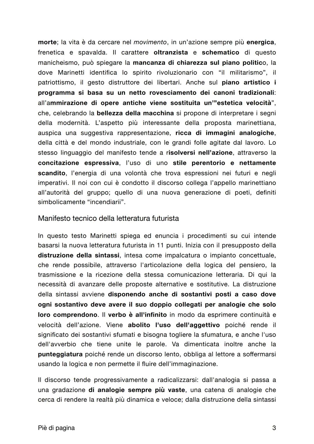 # Futurismo

Il Futurismo è un movimento artistico e culturale nato in Italia all'inizio del XX
secolo, precisamente nel 1909, con la pubbli