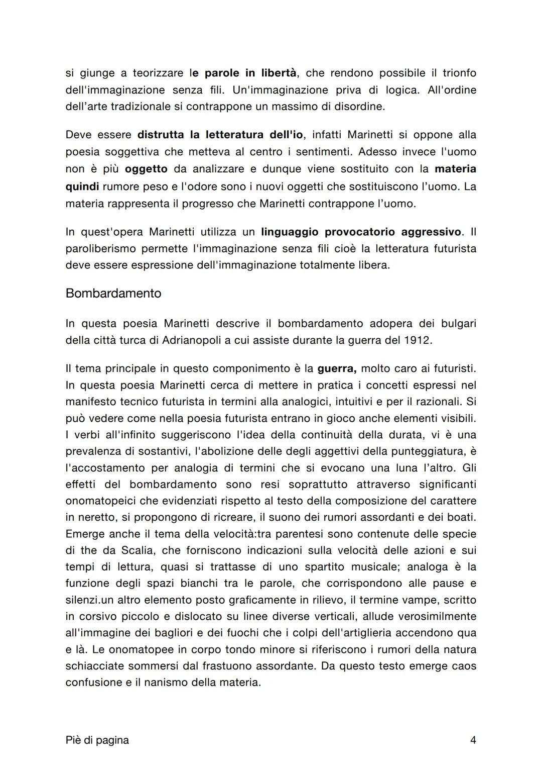 # Futurismo

Il Futurismo è un movimento artistico e culturale nato in Italia all'inizio del XX
secolo, precisamente nel 1909, con la pubbli