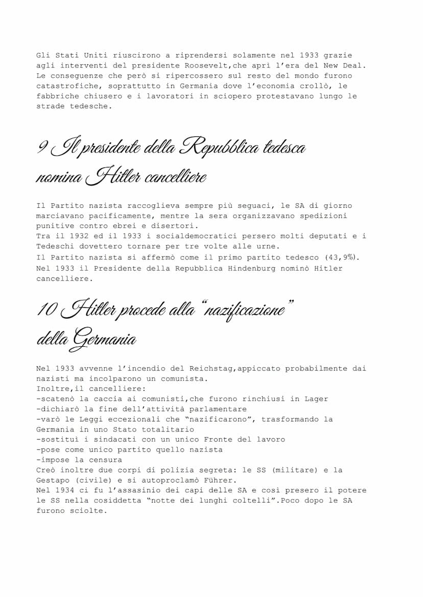 La Germania nazista
13
1 Finita la guerra in Germania
nasce la Repubblica di Weimar
capitolo
Il regime imperiale di Guglielmo II era stato r