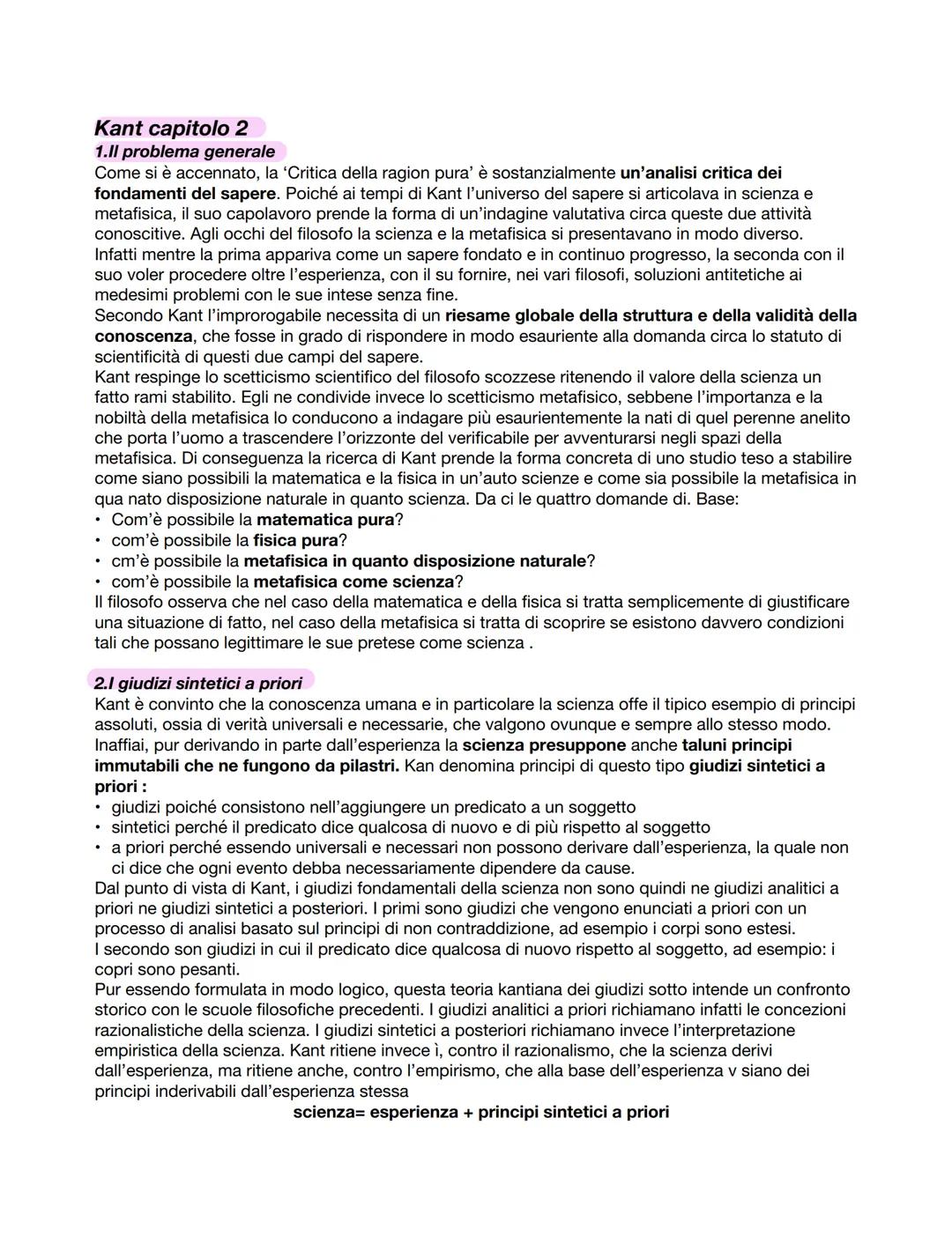 Kant capitolo 1
Una vita per il pensiero
Immanuel Kant Latte dalla famiglia di origine scozzese a Konigsberhg, allora capoluogo della
Prussi