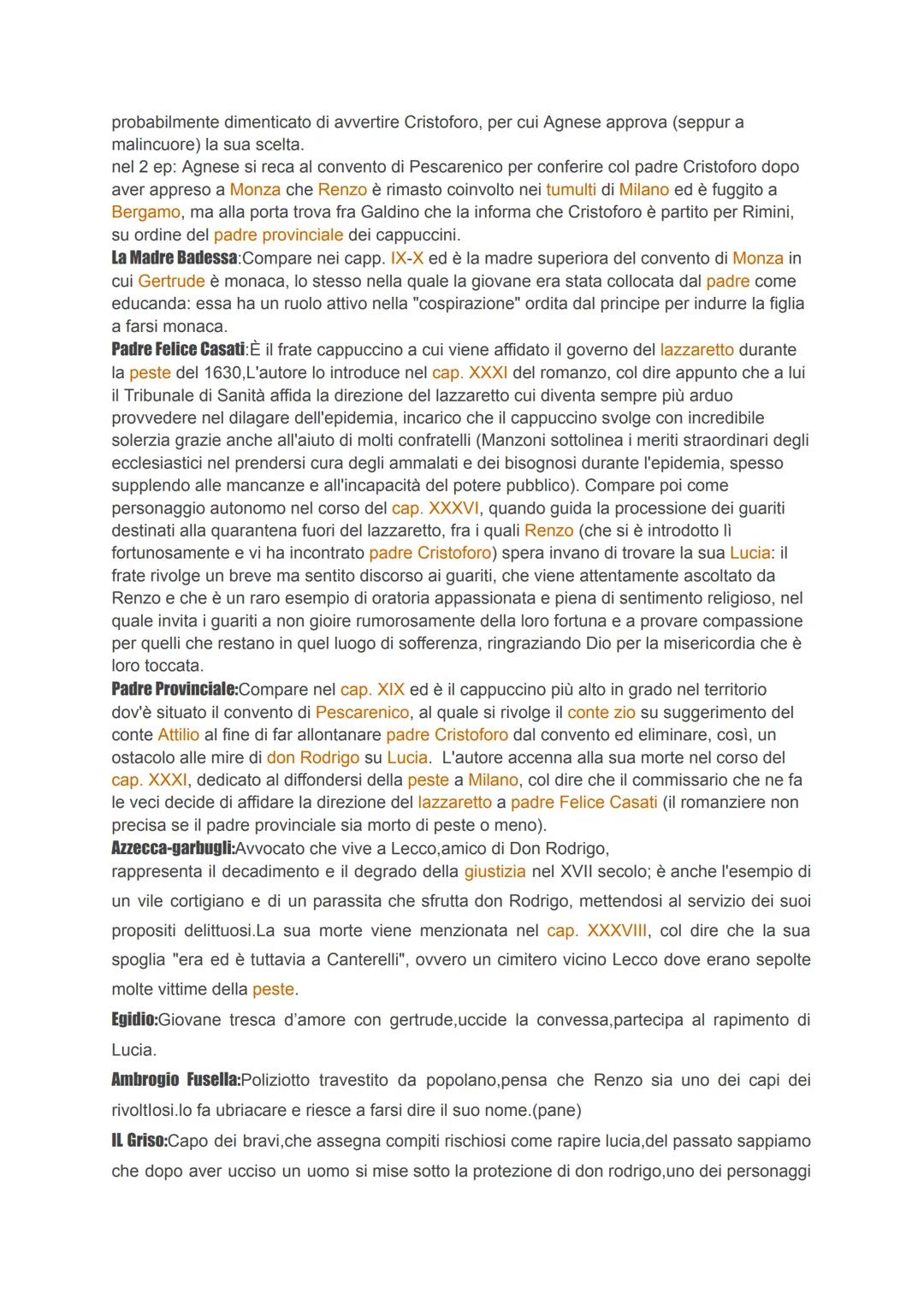 # Personaggi Promessi sposi

## I PRINCIPALI

Don Abbondio: lo incontriamo per la prima volta nel 1 capitolo, è il curato del paese di Lucia