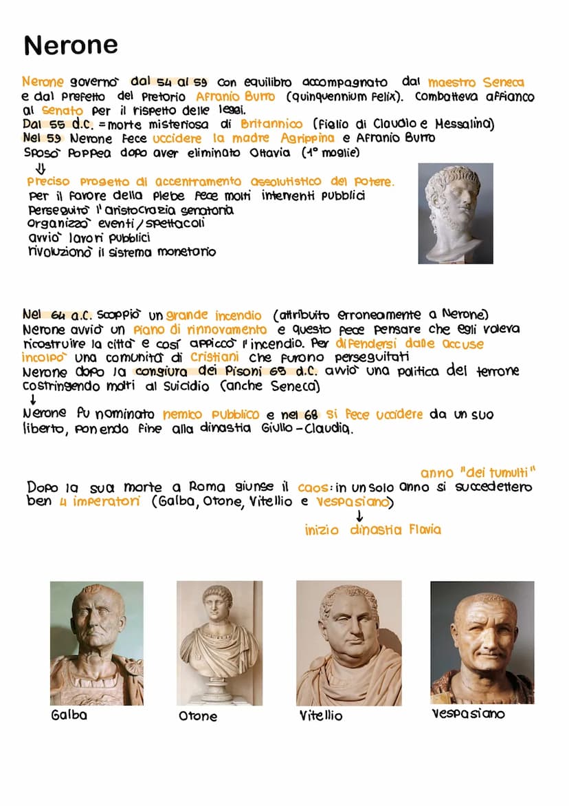 La dinastia Giulio-Claudia
DOPO Augusto Fu designato erede Tiberio (unico figlio maschio,
della 3° moglie Livia e di Nerone) nel 14 d.c.
Tib