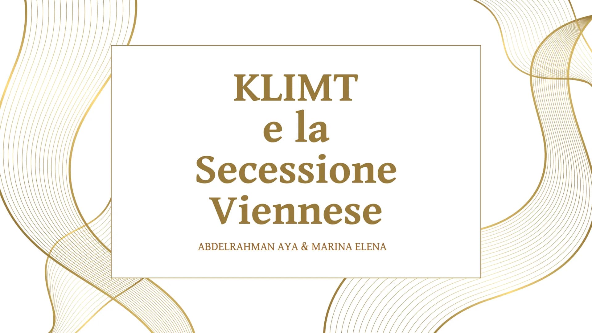 KLIMT
e la
Secessione
Viennese
ABDELRAHMAN AYA & MARINA ELENA La Secessione
Viennese
Alla fine dell'Ottocento Vienna è tra i luoghi in
Europ