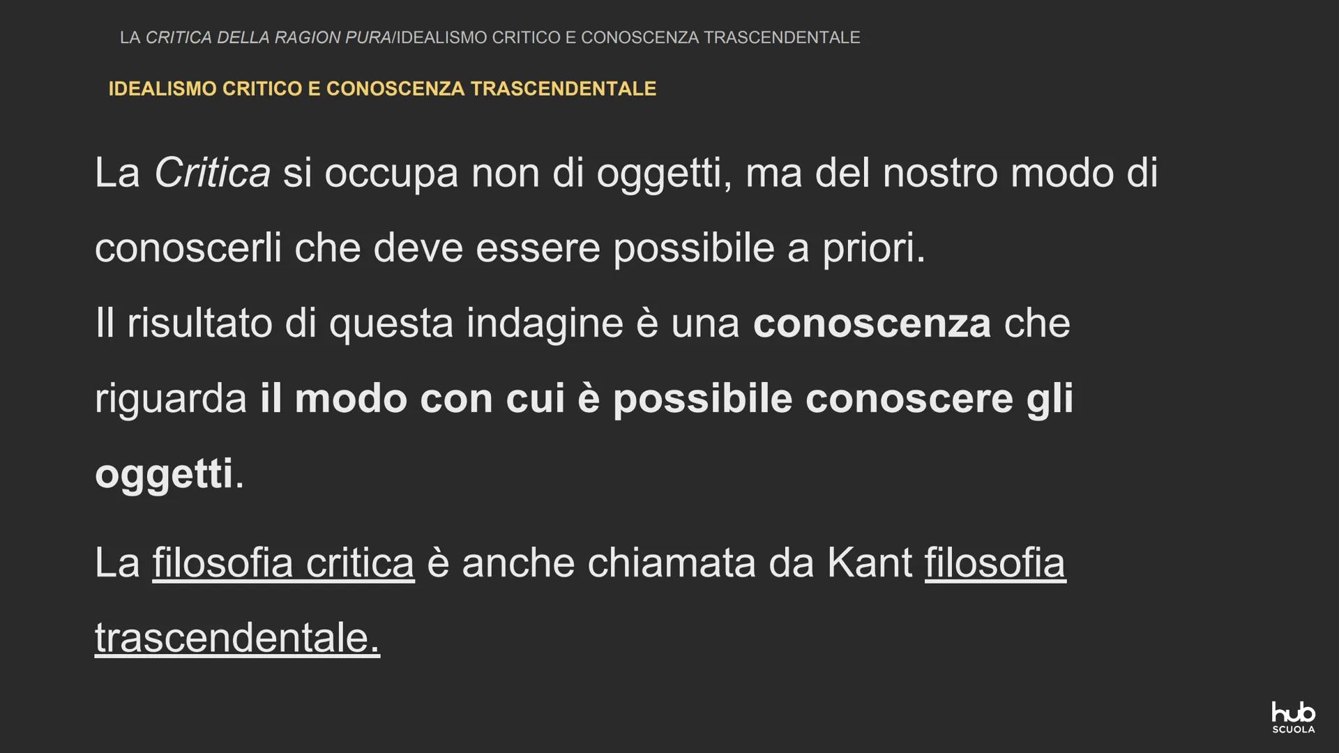 Immanuel Kant:
F
la Critica della ragion pura
hub
SCUOLA LA CRITICA DELLA RAGION PURA
IL "PROCESSO" ALLA METAFISICA
Kant immagina la Critica