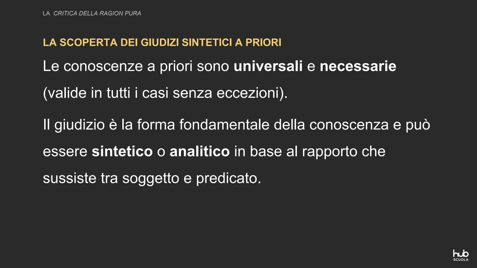 Immanuel Kant:
F
la Critica della ragion pura
hub
SCUOLA LA CRITICA DELLA RAGION PURA
IL "PROCESSO" ALLA METAFISICA
Kant immagina la Critica