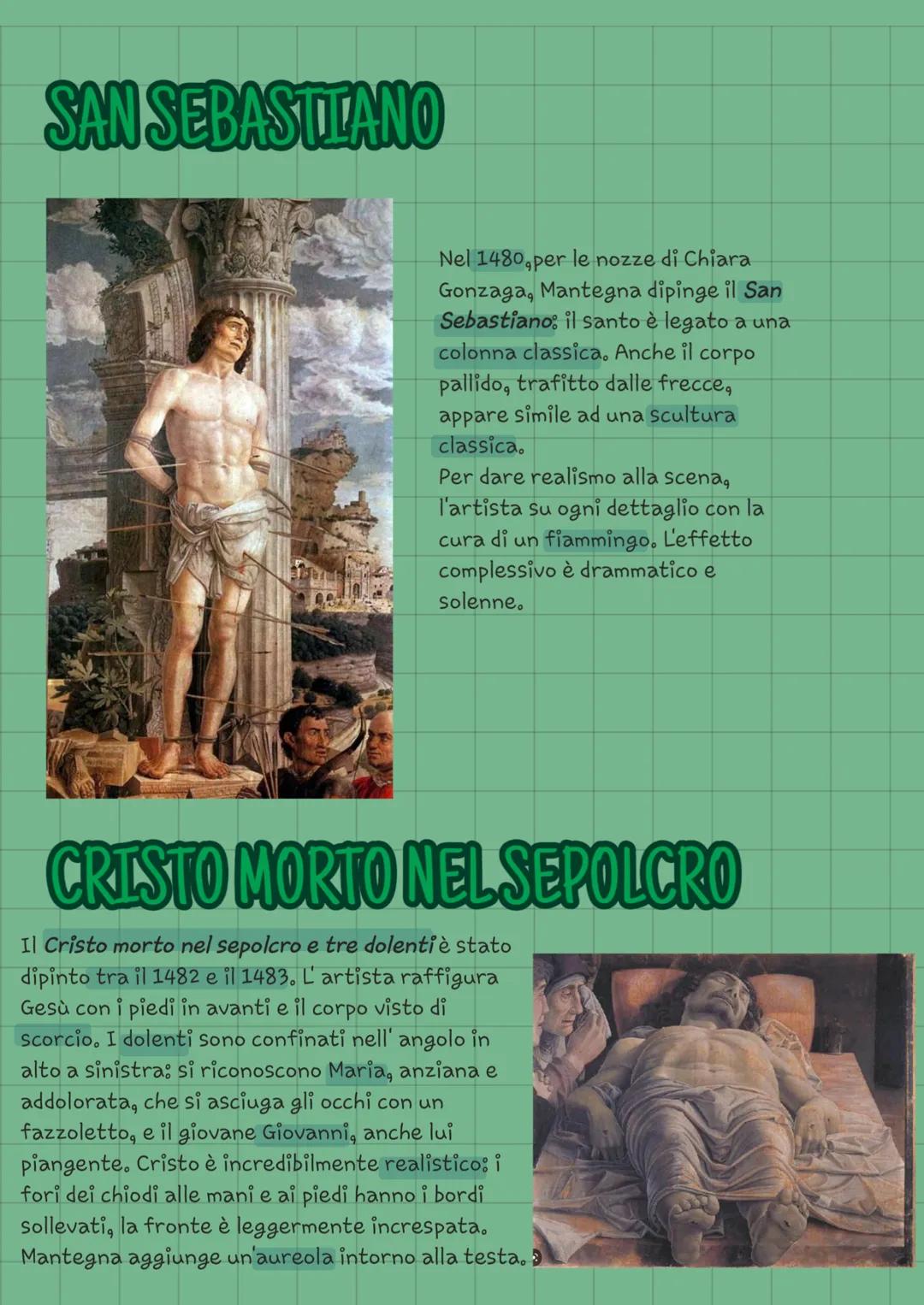 # ANDREA MANTECANA

# LA VITA

Andrea Mantegna nasce nel 1431 poco lontano da Padova, viene adottato a 10
anni dal pittore Francesco Squarci