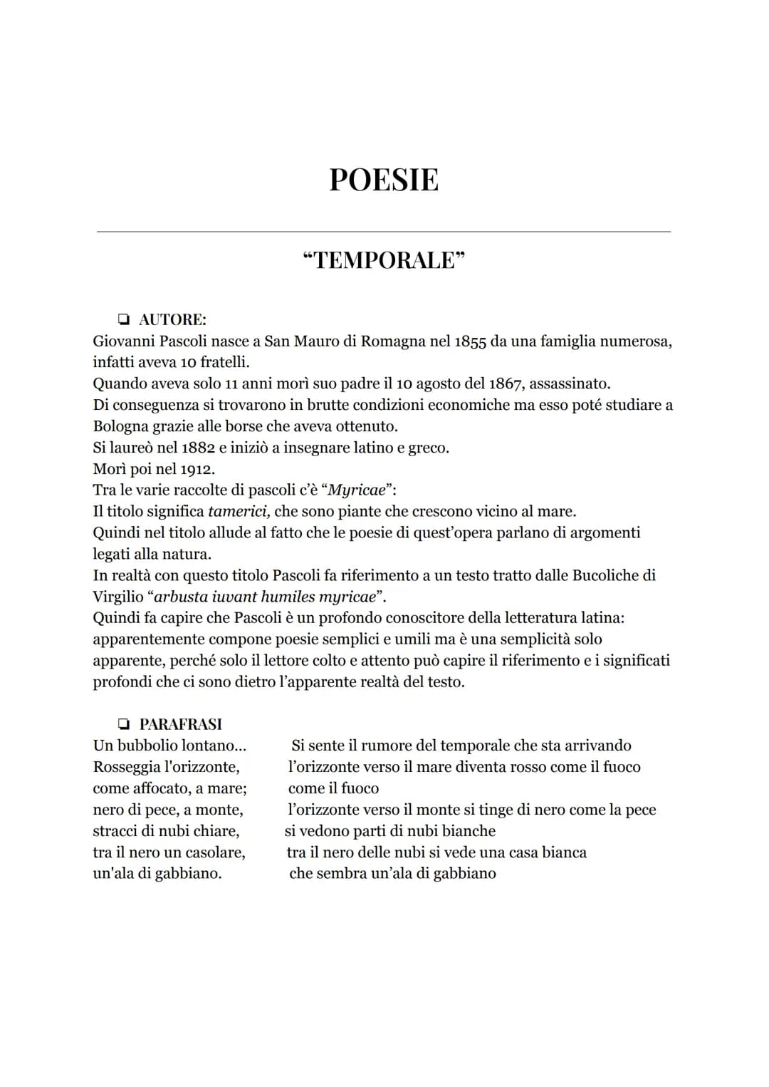 POESIA
DEFINIZIONE: componimento scritto in versi
AUTORE: colui che ha scritto il testo
IO LIRICO: colui che "prende parola" nel testo
INTER