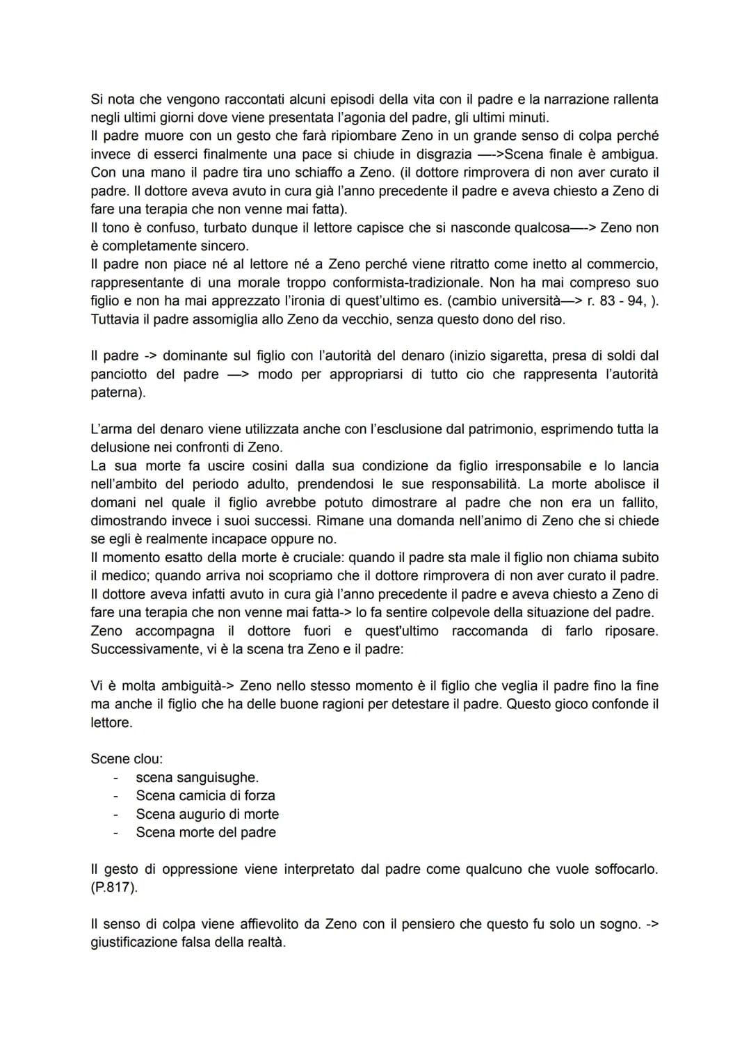 COSCIENZA DI ZENO
È il romanzo che meglio esprime la crisi dei valori di inizio '900. Il protagonista è testimone di
questa dissoluzione. È 