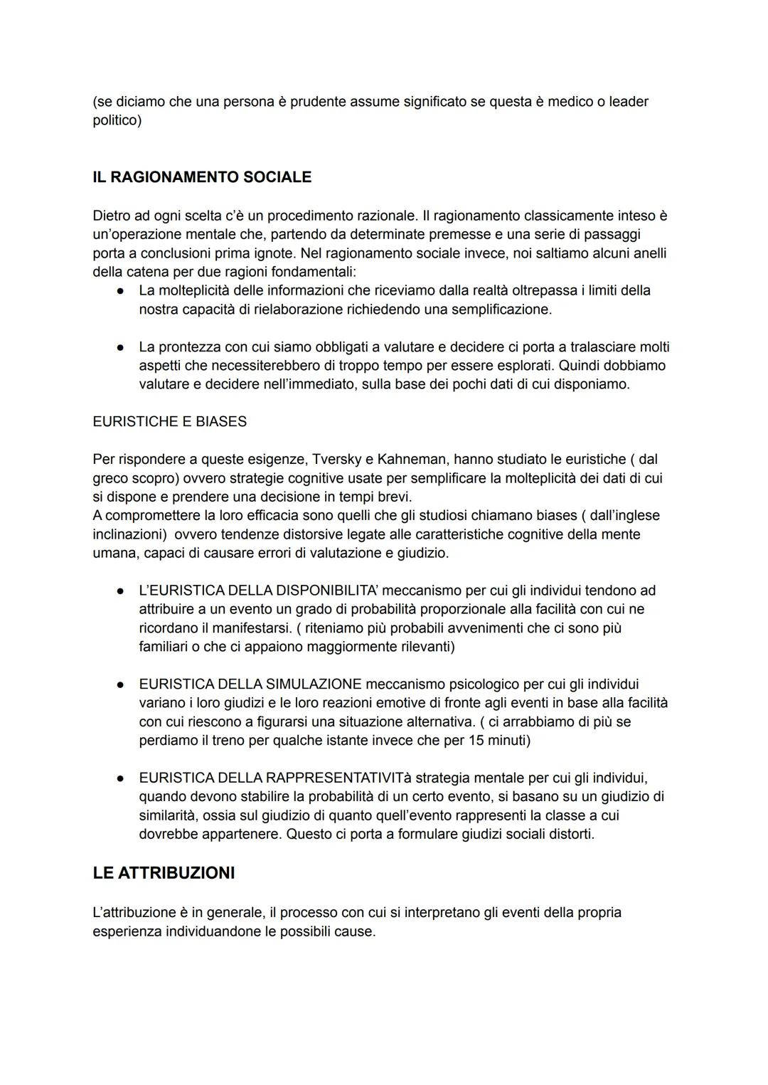 # LA PERCEZIONE DEGLI ALTRI

Come si formano le nostre percezioni delle altre persone?

- Secondo il modello algebrico quando per percepire 