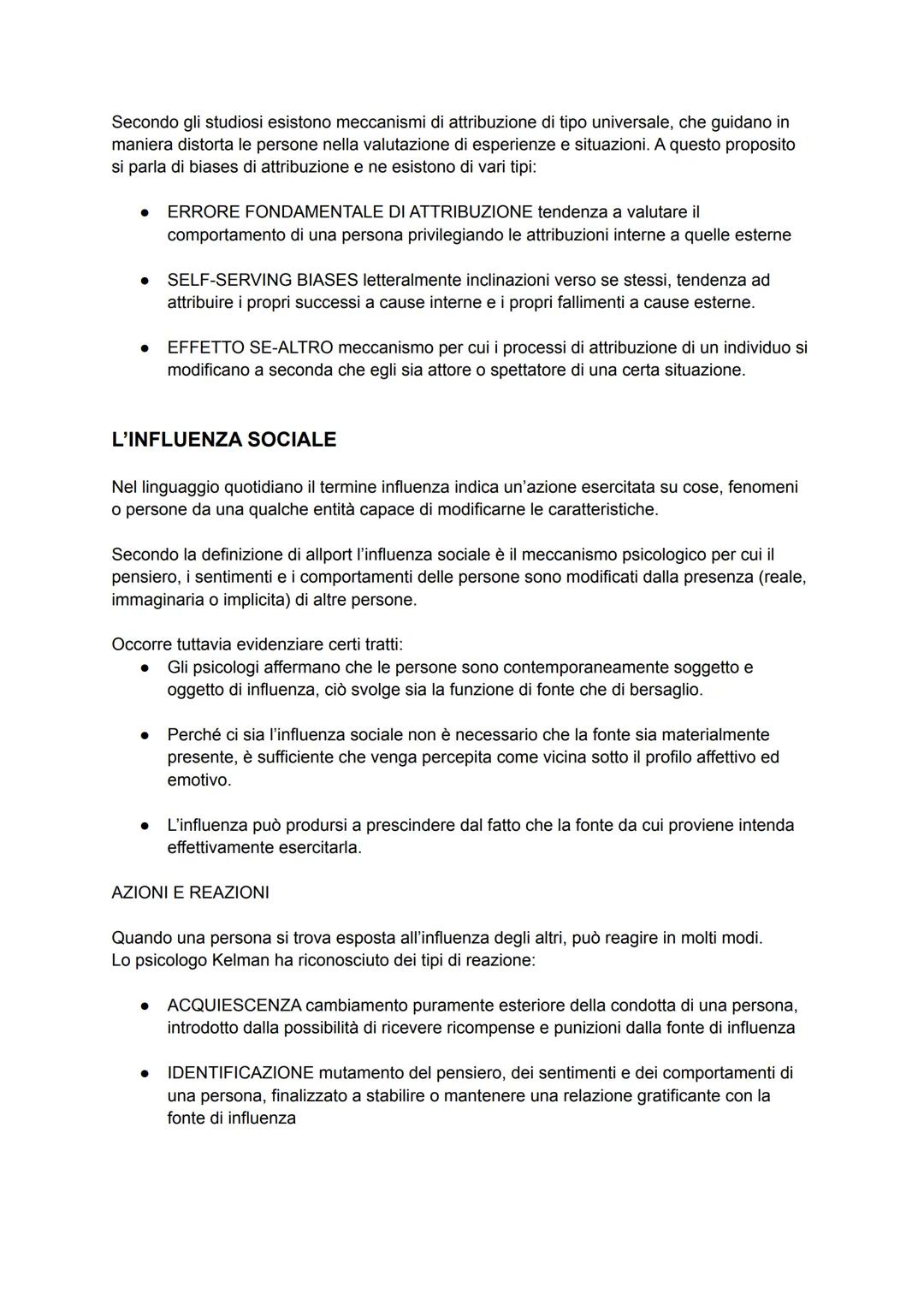 # LA PERCEZIONE DEGLI ALTRI

Come si formano le nostre percezioni delle altre persone?

- Secondo il modello algebrico quando per percepire 