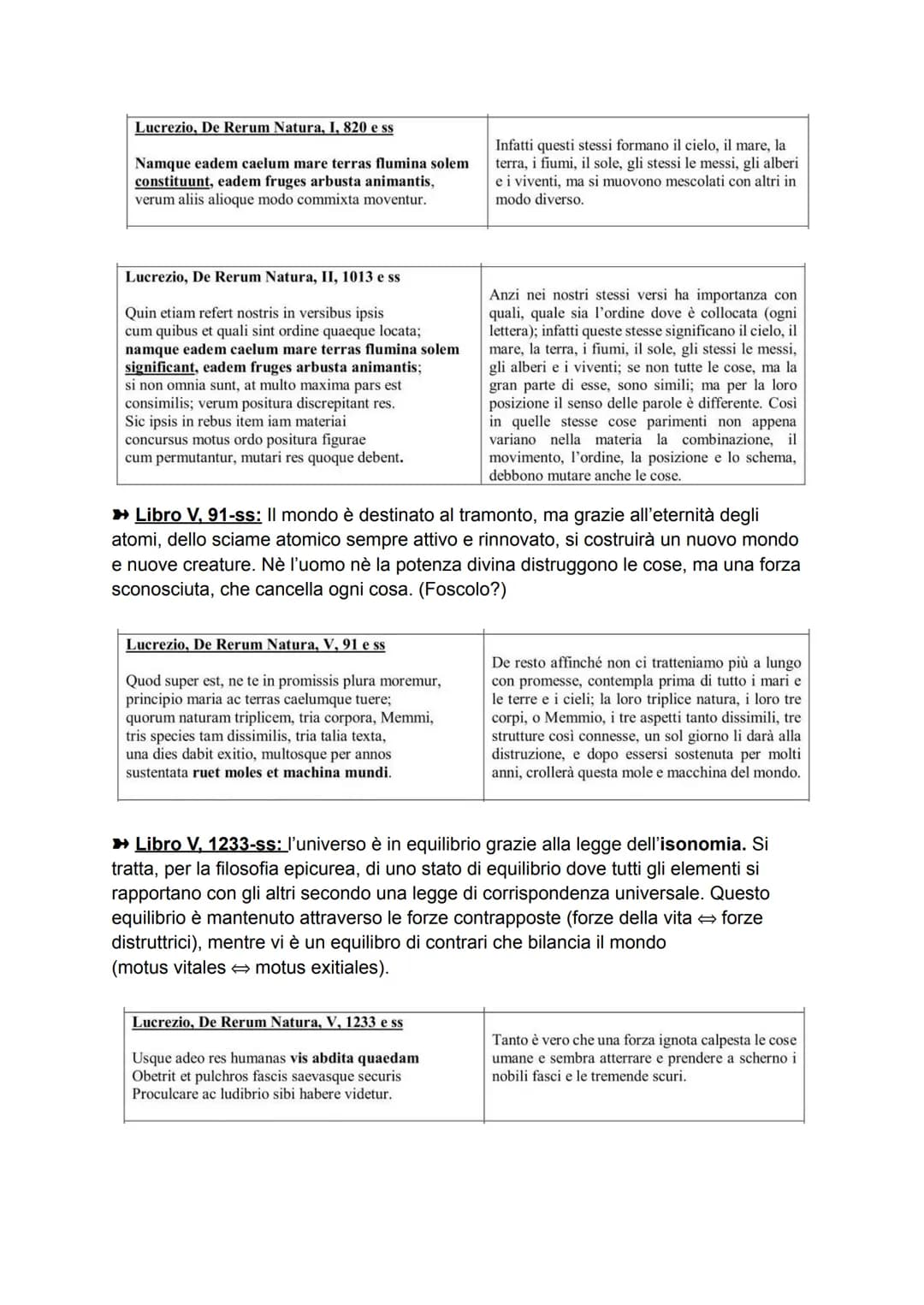 LUCREZIO
VITA
Le notizie biografiche e cronologiche su Tito Lucrezio Caro sono molto controverse
e scarse. Le testimonianze più importanti l