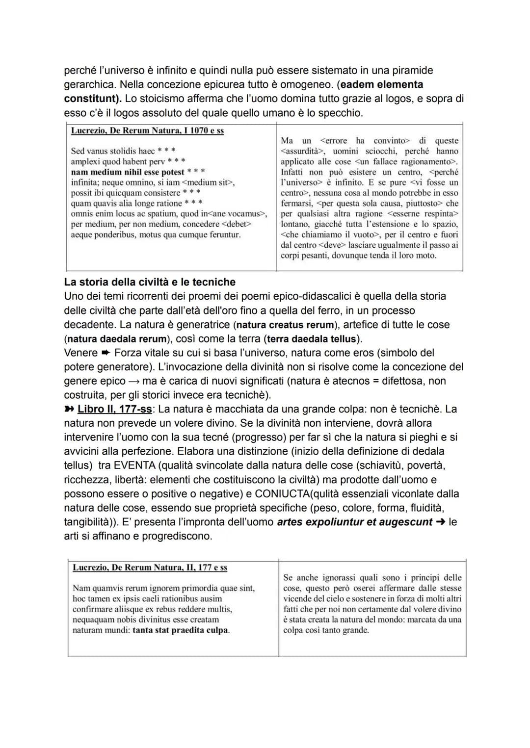 LUCREZIO
VITA
Le notizie biografiche e cronologiche su Tito Lucrezio Caro sono molto controverse
e scarse. Le testimonianze più importanti l