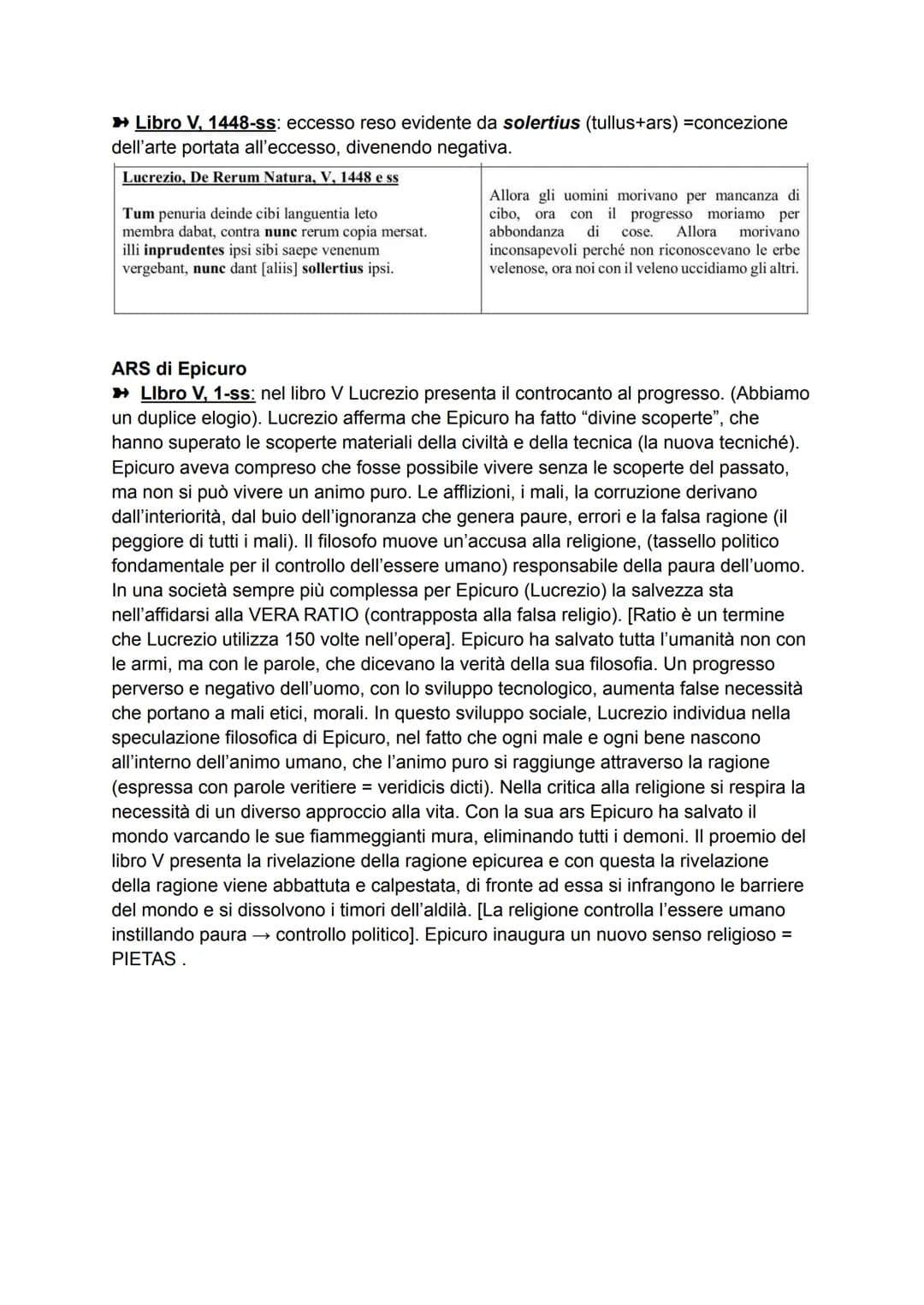LUCREZIO
VITA
Le notizie biografiche e cronologiche su Tito Lucrezio Caro sono molto controverse
e scarse. Le testimonianze più importanti l