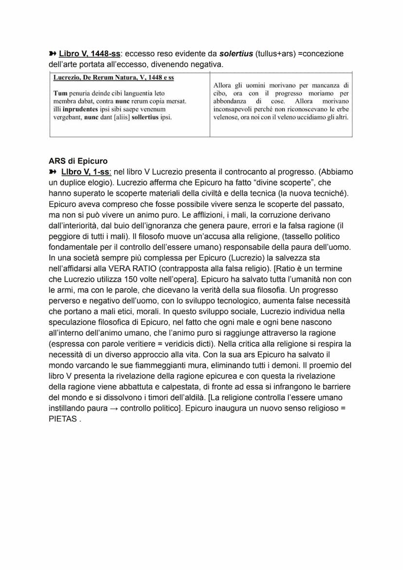 LUCREZIO
VITA
Le notizie biografiche e cronologiche su Tito Lucrezio Caro sono molto controverse
e scarse. Le testimonianze più importanti l