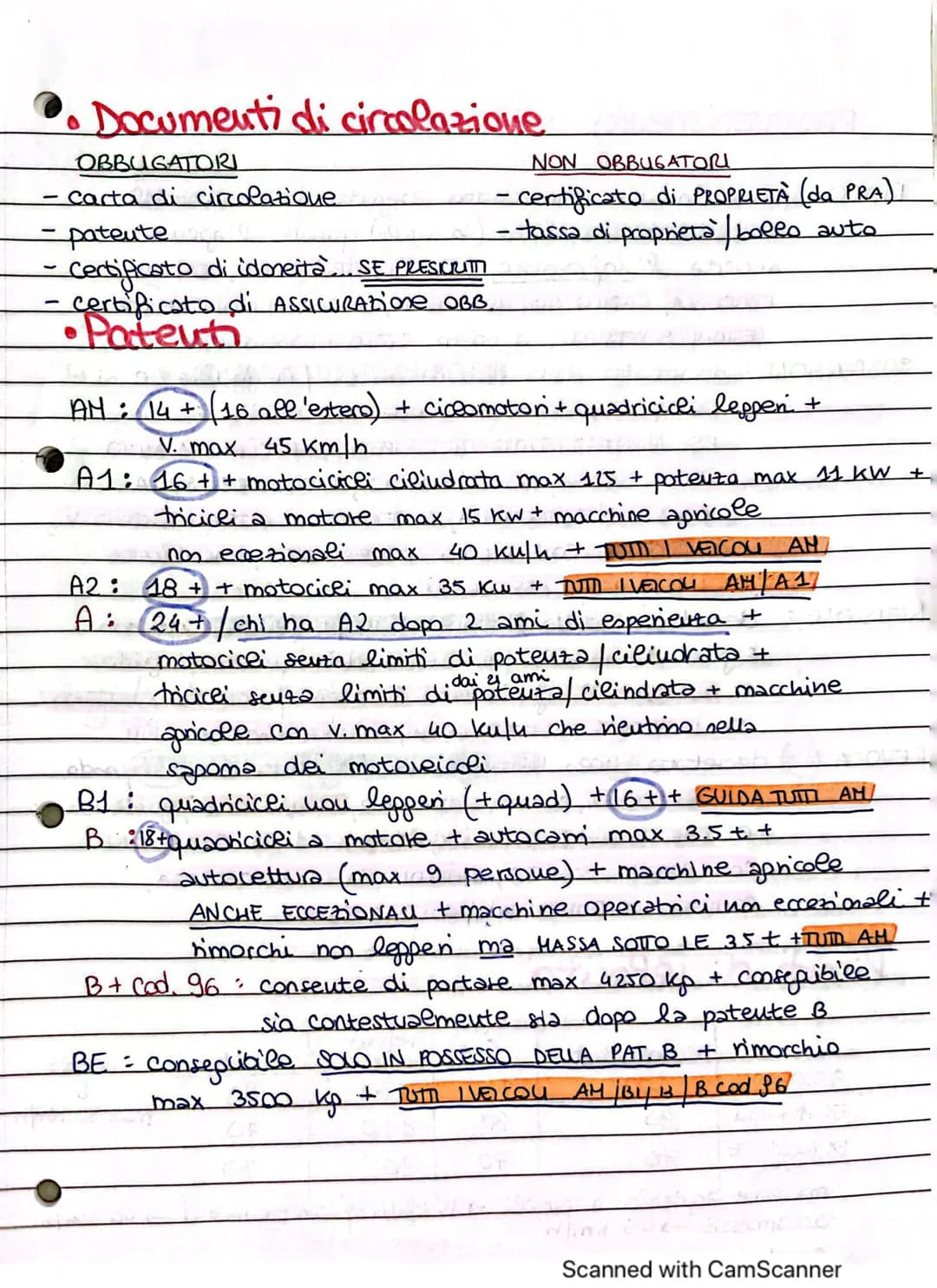 Documenti di circolazione.
OBBUGATORI
- carta di circolazione.
0
-
patente
- Certificato di idoneità... SE PRESICRIT
certificato di ASSICURA